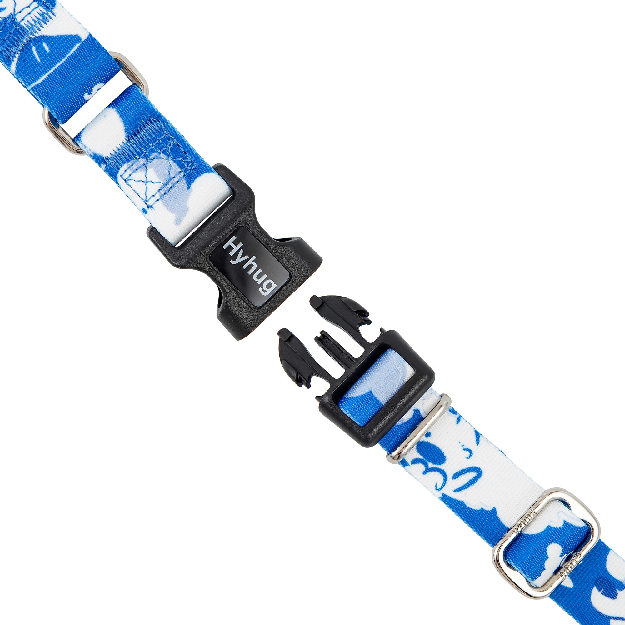 Hyhug Design Pattern Martingale Dog Collar For Medium Dogs Escape Proof| No Pull Durable For Outdoor Use, Ideal For Training & D