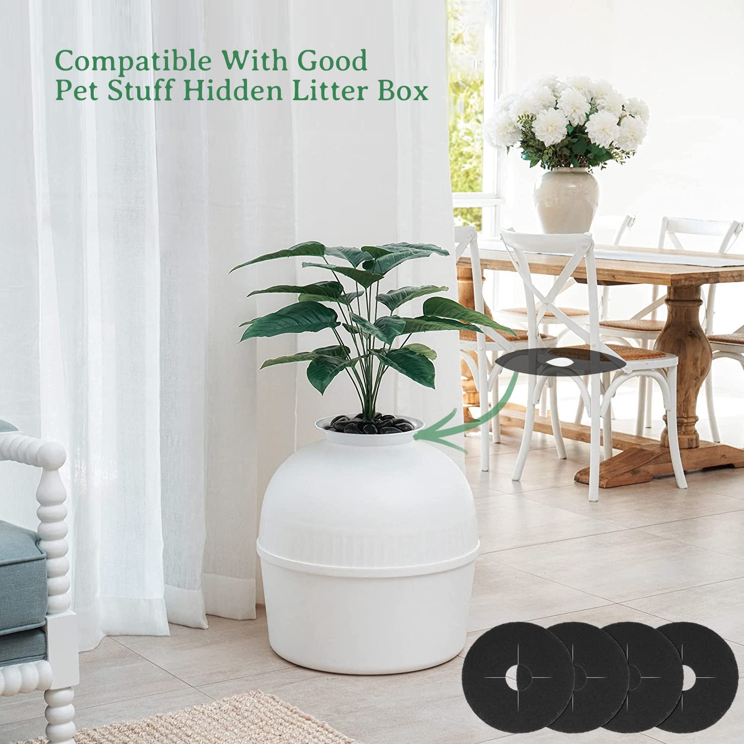 Cat Litter Box Replacement Filters Compatible With Secret Litter Box Good Pet Stuff Hidden Litter Box