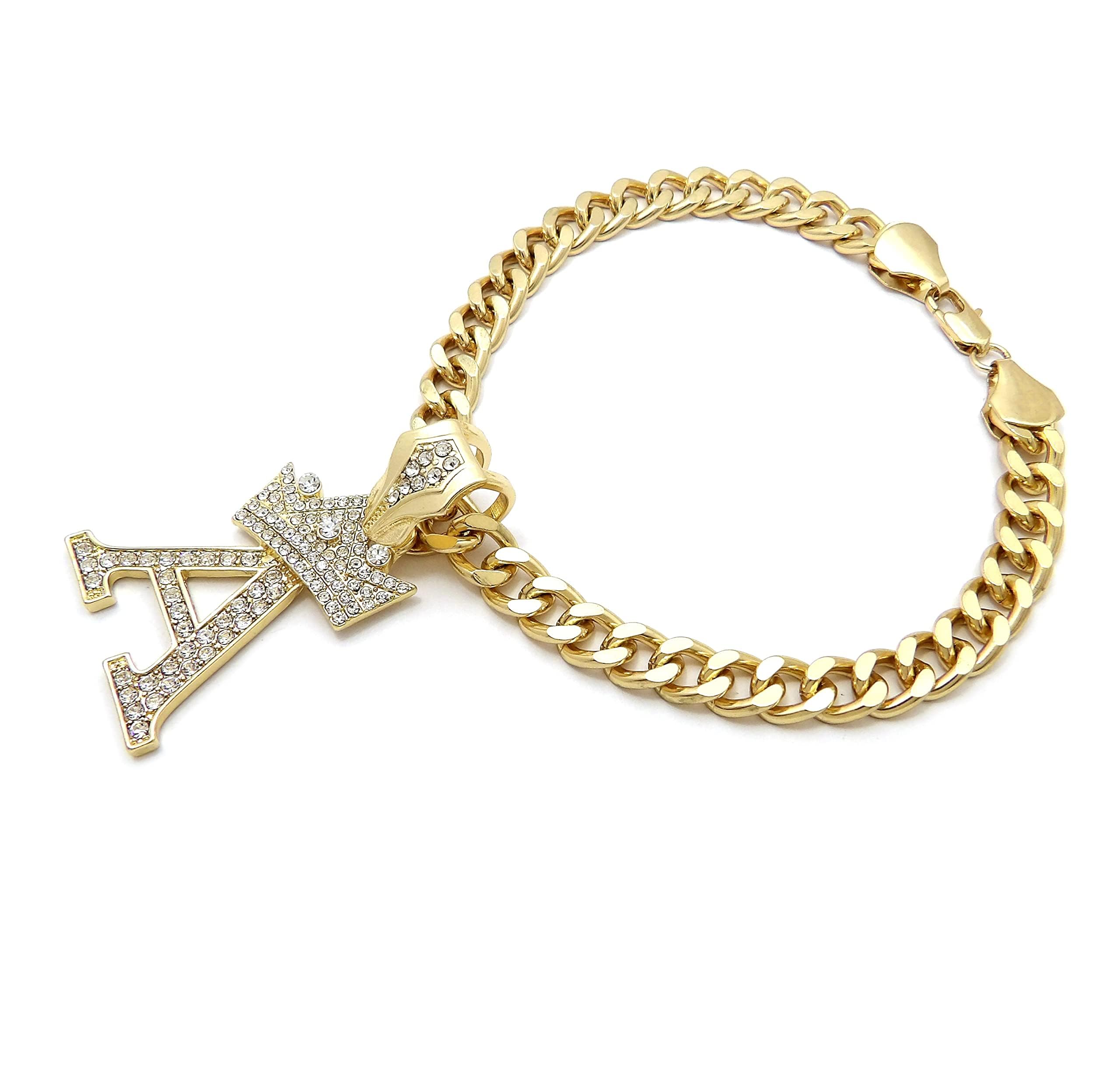 Ba Unique Fashion Initial Letter Cuban Chain Dog Chain Pet Chain Pet, Cat, Puppy Necklace (A, 26'')