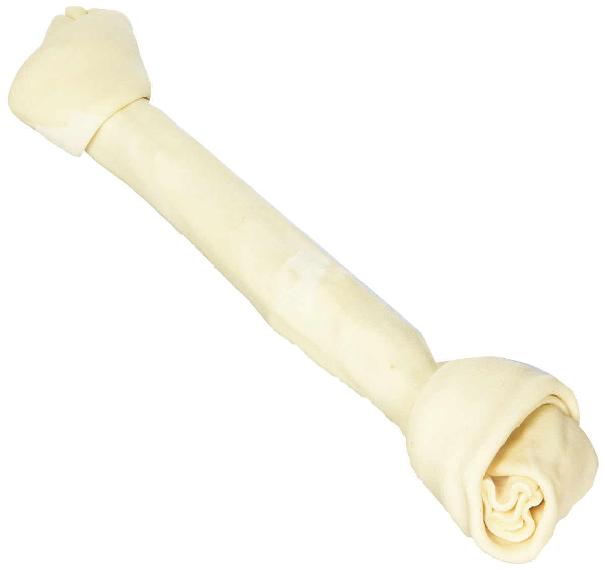 (2 Pack) Knotted Rawhide Bone, 15 Inches Each