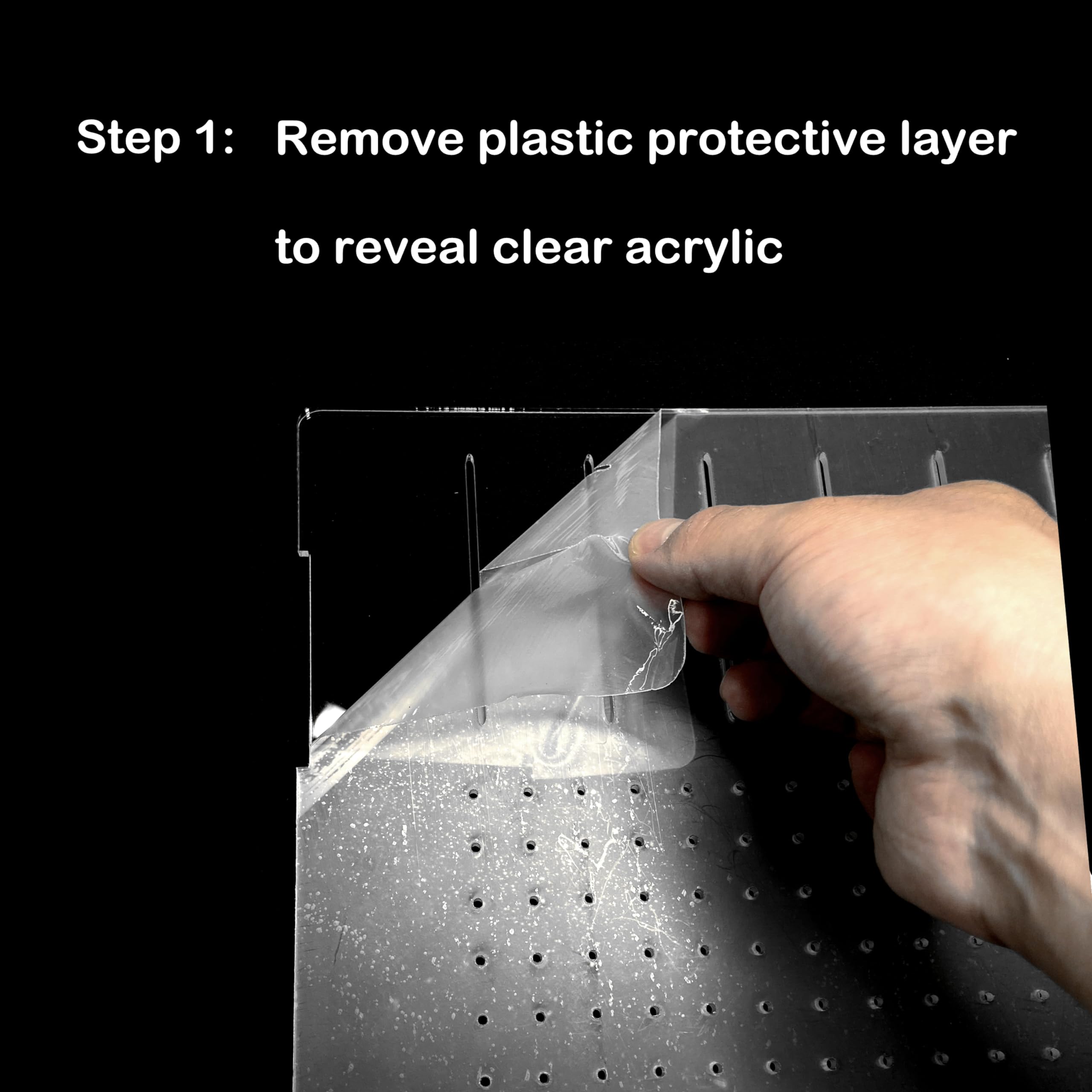 Acrylic Aquarium Divider Kit 5.5/10 / 20L / 20H / 29 / 40B / 55/75 / 125gal Fish Tank with Suction Cups (10gal)