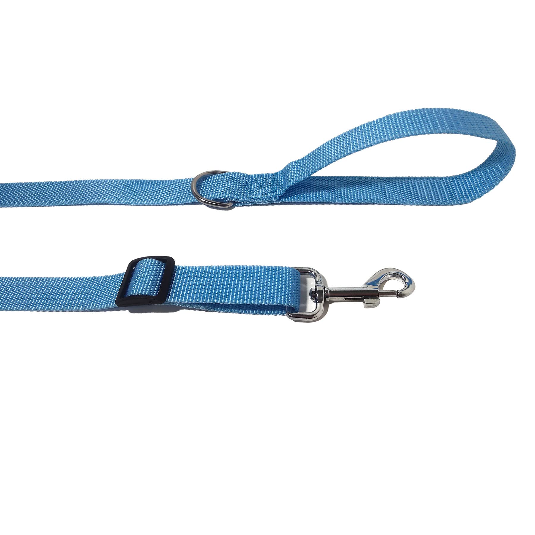 6Ft/ 10Ft Adjustable Dog Leash, Nylon Dog Leashes For Medium Large Dogs (10Ft, Sky Blue)