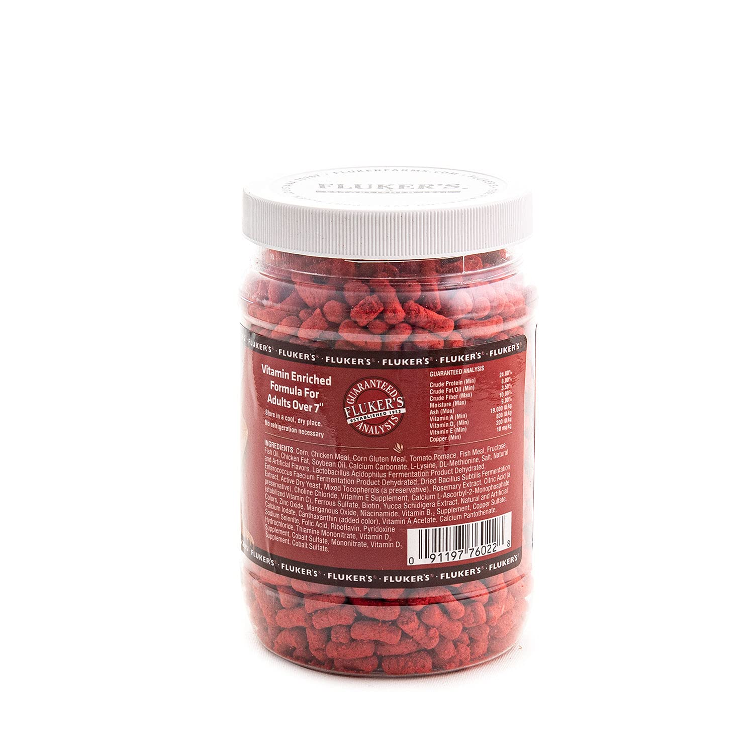 Fluker's Bearded Dragon Food - Protein-Rich Pellet Diet for Adults, 3.4 oz