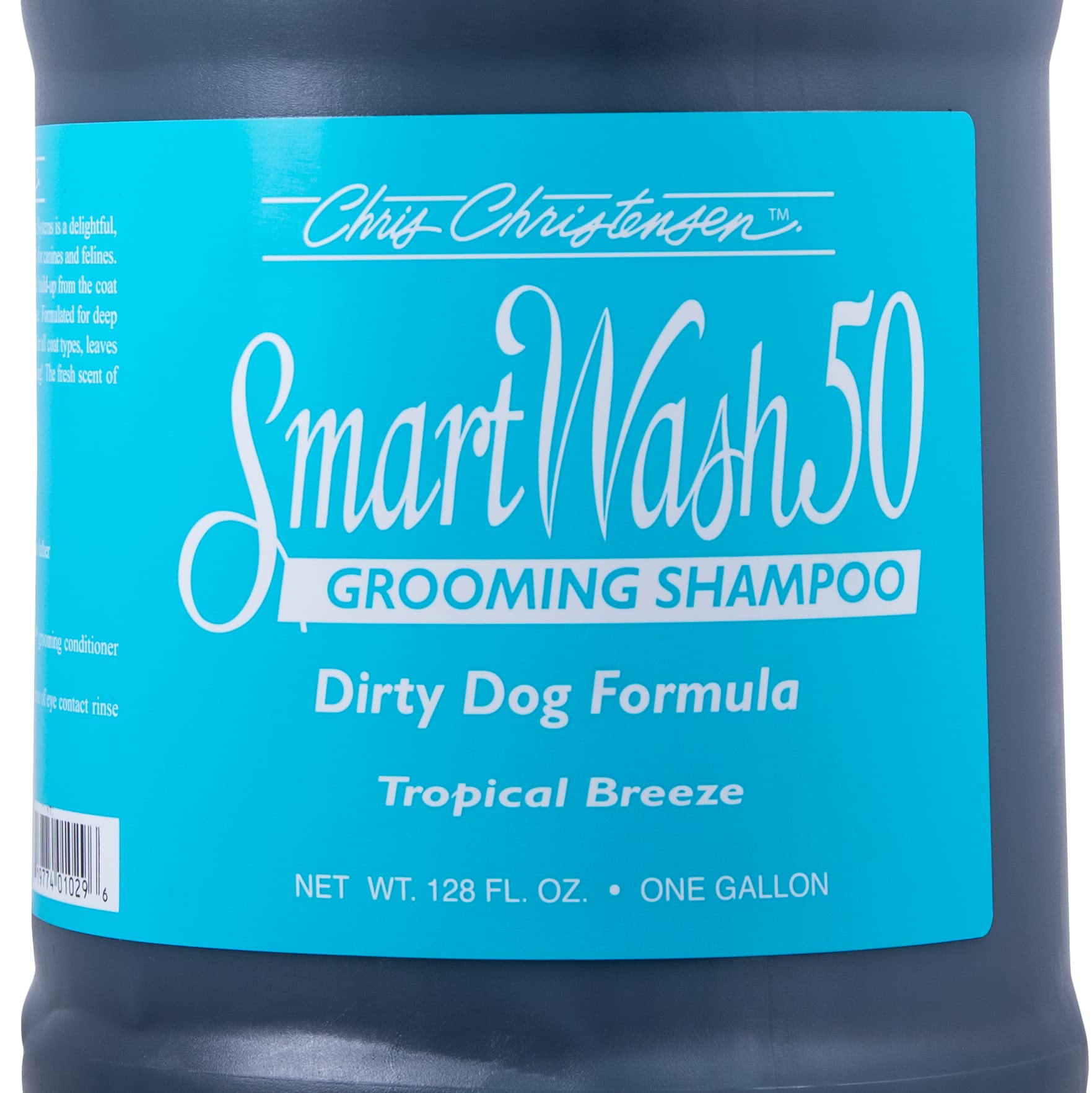 Chris Christensen Smartwash50 Ultra Concentrated Dog Shampoo, Makes Up To 50 Bottles, Groom Like A Professional, Delightfully Fr