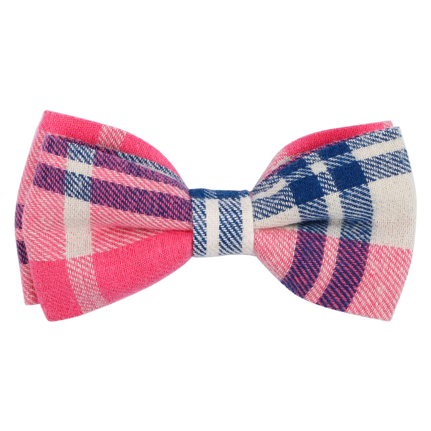 Faleela Soft &Comfy Bowtie Dog Collar,Detachable And Adjustable Bow Tie Collar,For Small Medium Large Pet (Large(Pack Of 1), Pink)