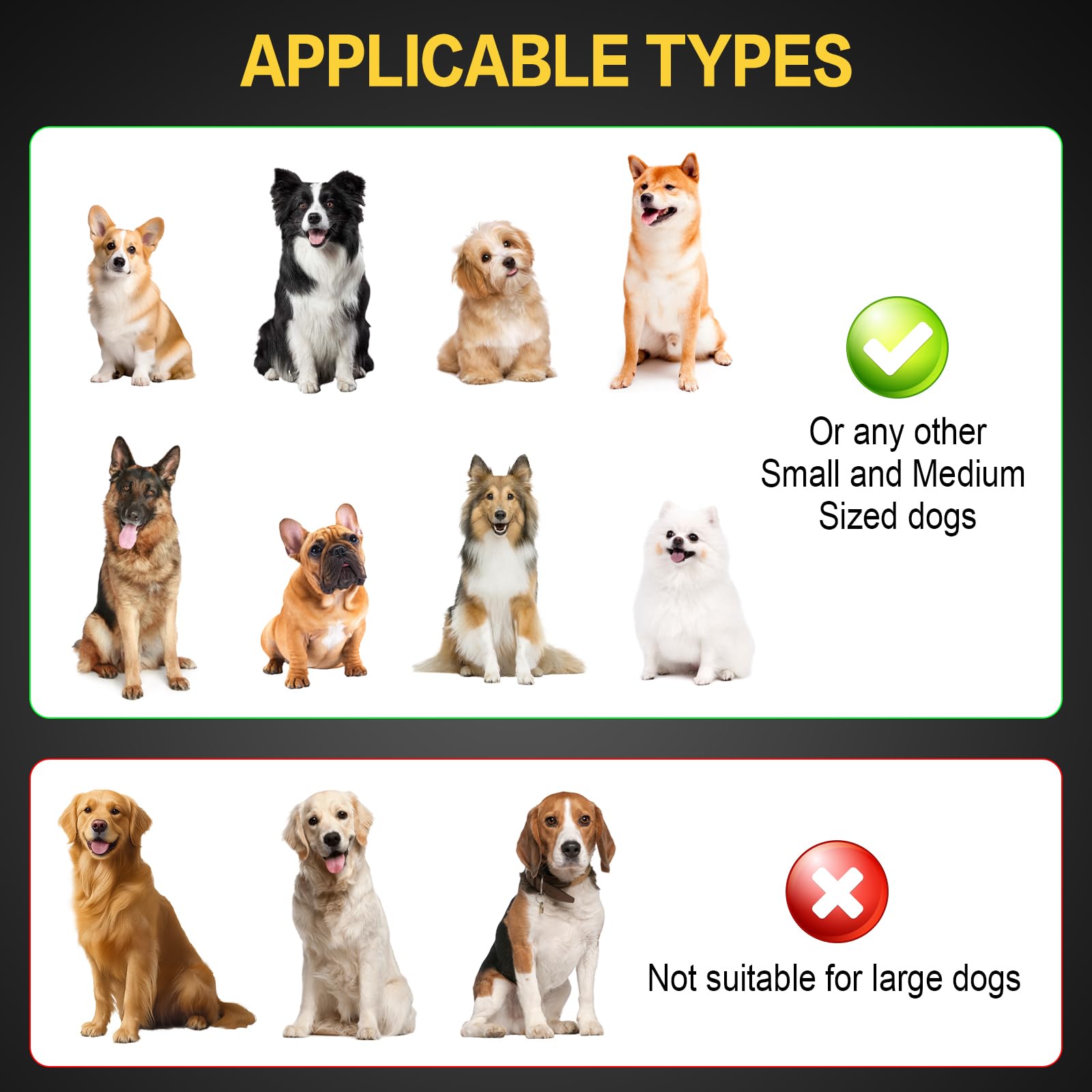 Dog Head Lights For Small And Medium Sized Dogs, 3 Light Modes Dog Collar Light, Usb Rechargeable Waterproof Pet Walking Accesso