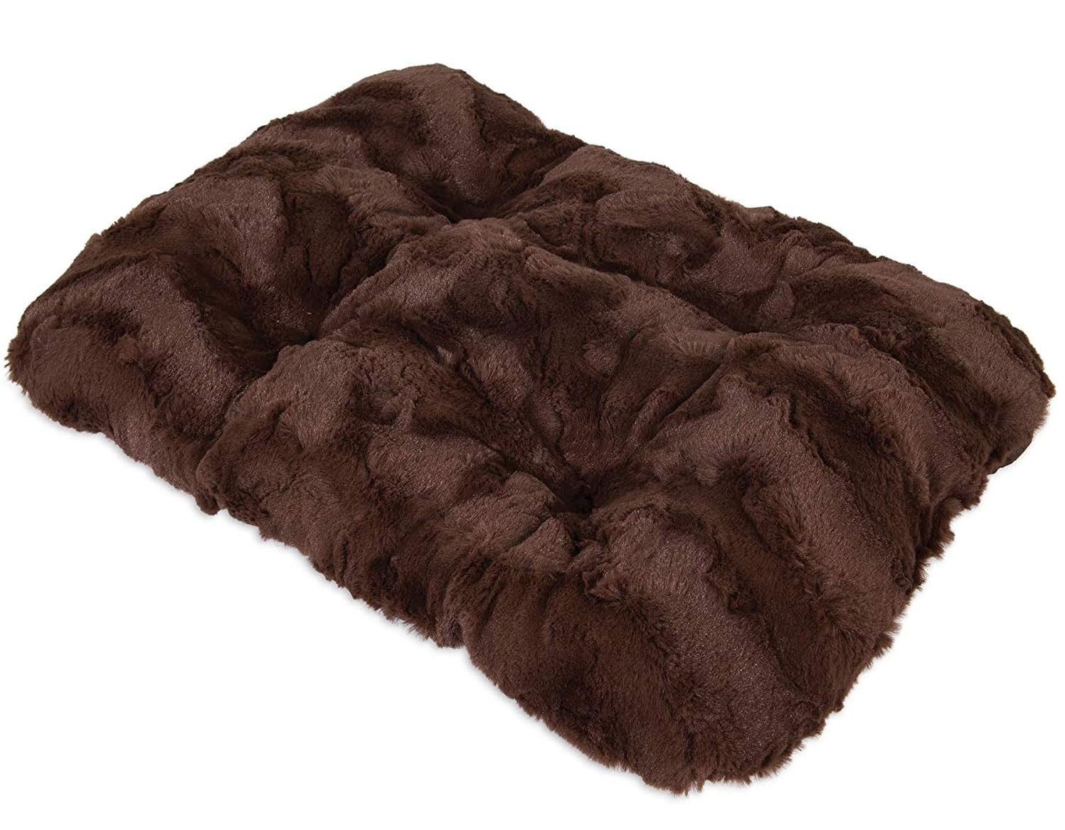 Precision Pet Products Snoozzy Cozy Comforter Crate Mat, Brown, For 24'' Wire Crates