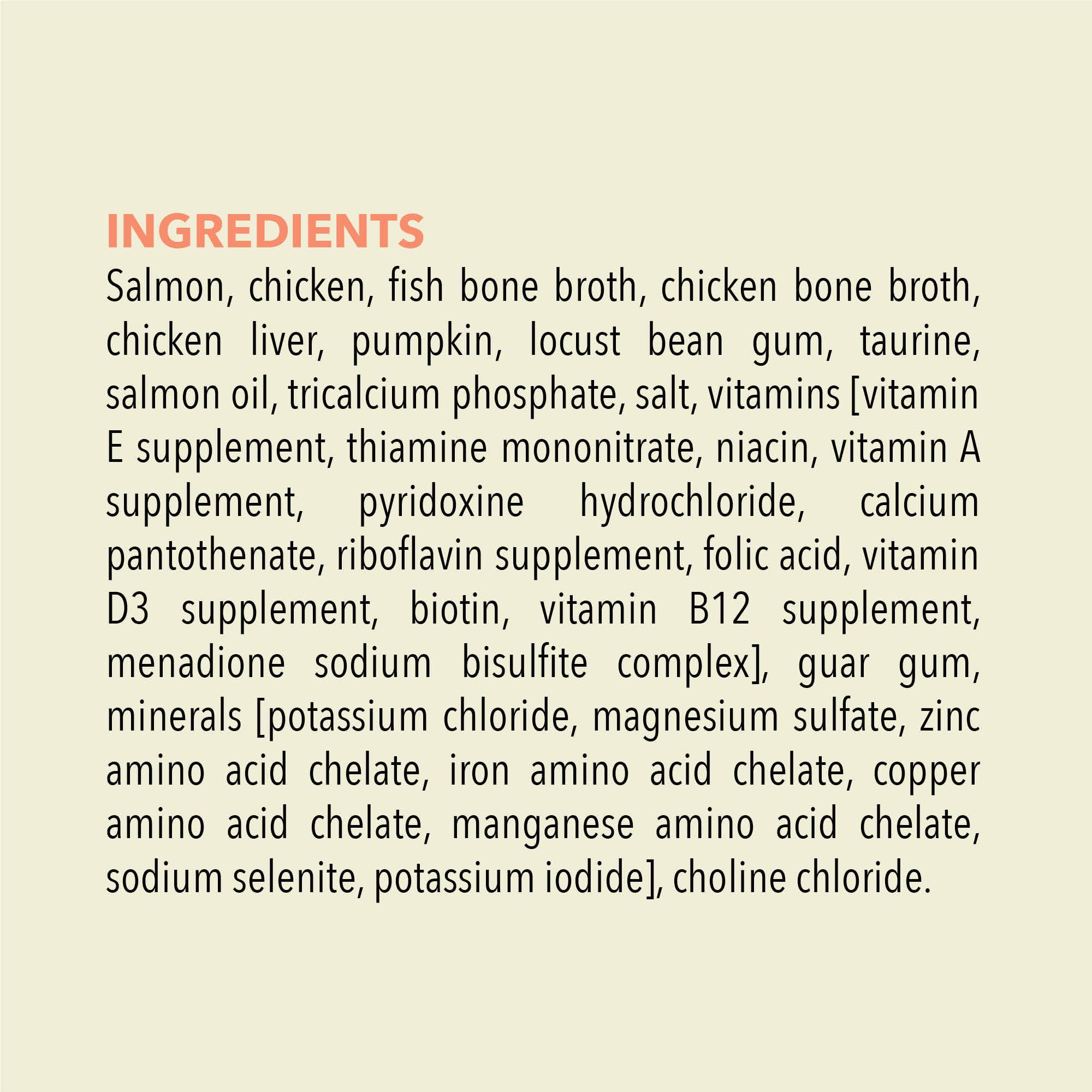 ACANA Premium Pate Wet Cat Food in Bone Broth Salmon + Chicken Recipe 3oz Cans (24 count)