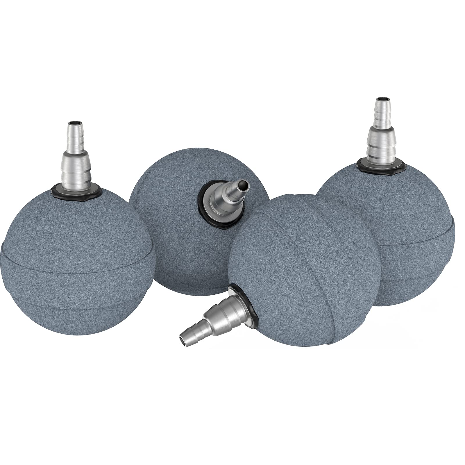 Pawfly Aquarium Air Stone Ball 2 Inch, Airstones For Aquarium Fish Tank Bucket Hydroponics Pond And Dwc Reservoir, 4 Pack
