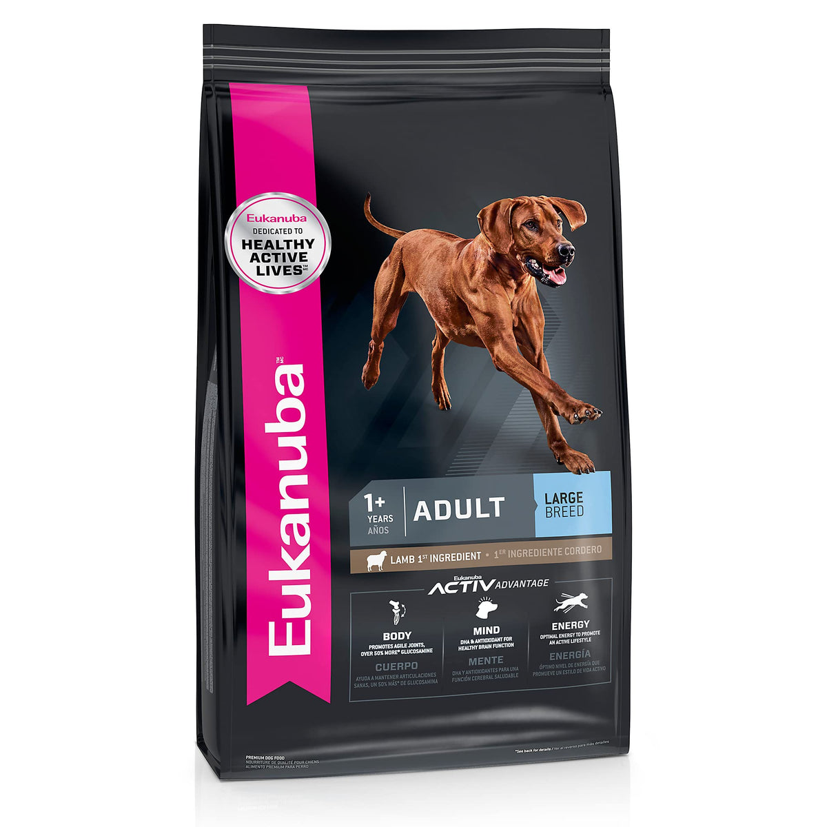 Eukanuba Adult Large Breed Lamb 1St Ingredient Dry Dog Food, 15 Lb