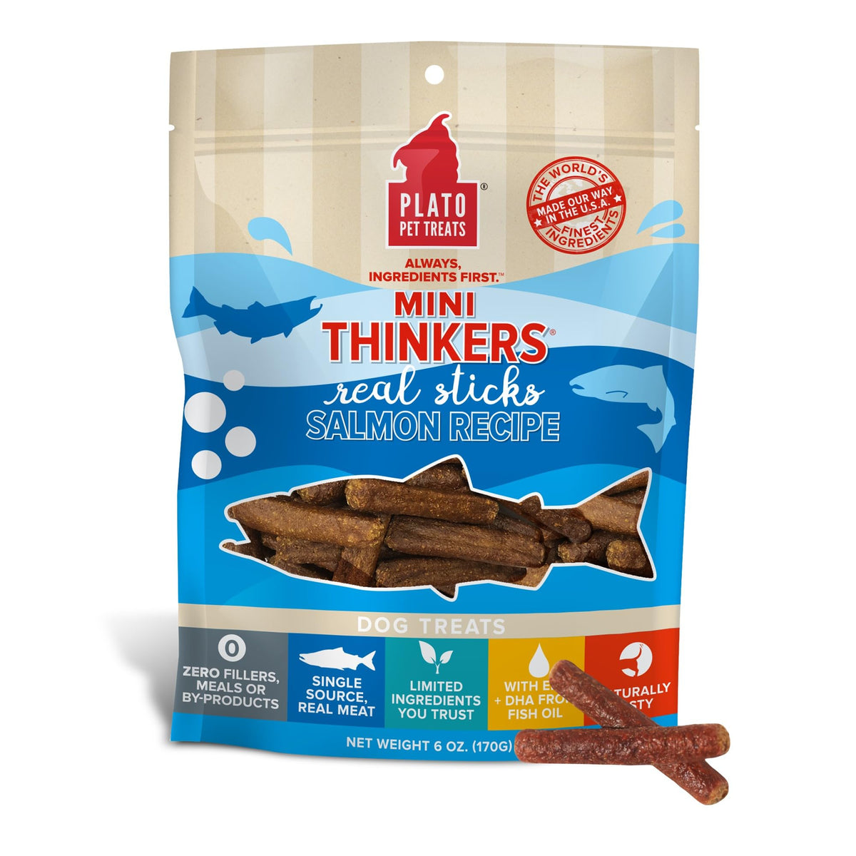 Plato Mini Thinkers Salmon Recipe 6Oz, Natural (850002221367)