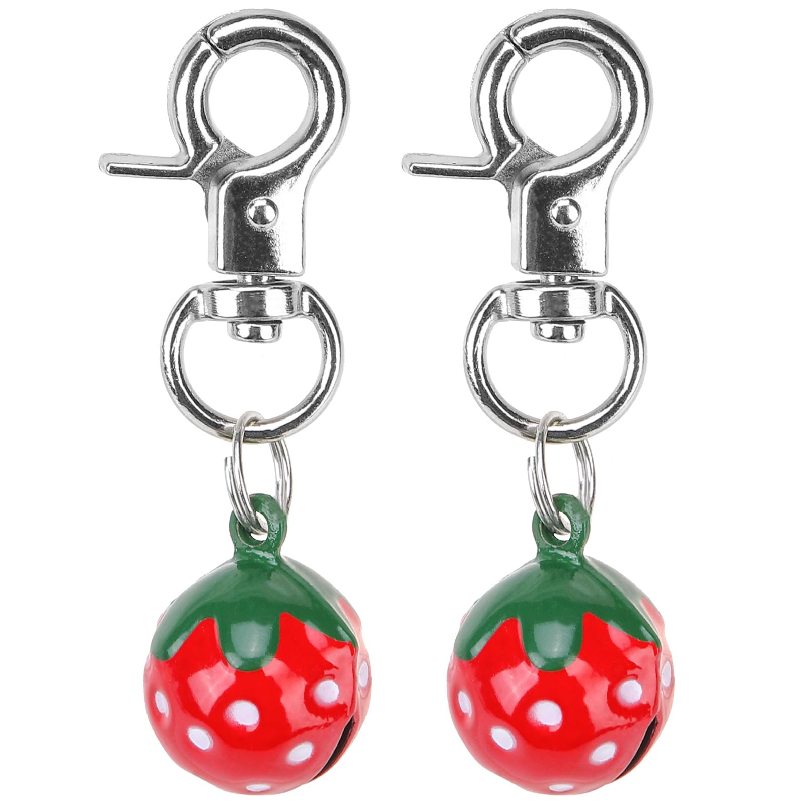 Expawlorer Cat Bell 2 Pack - Pet Collar Accessories Bells Loud With Claw Buckle, Dog Charm Jingle Pendants Jewelry Ornament Stra