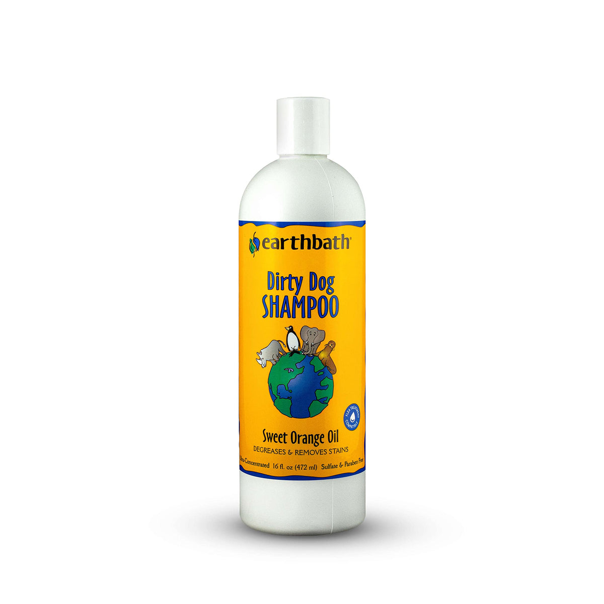 Earthbath 2 Pack Of Sweet Orange Oil Shampoo, 16 Ounces Each, Degreases And Removes Stains