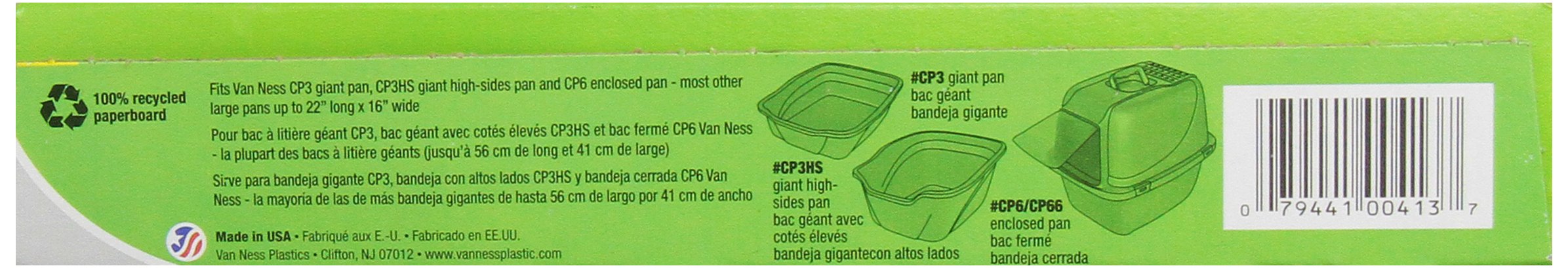 Pureness Giant Cat Pan Liners, 8 Count