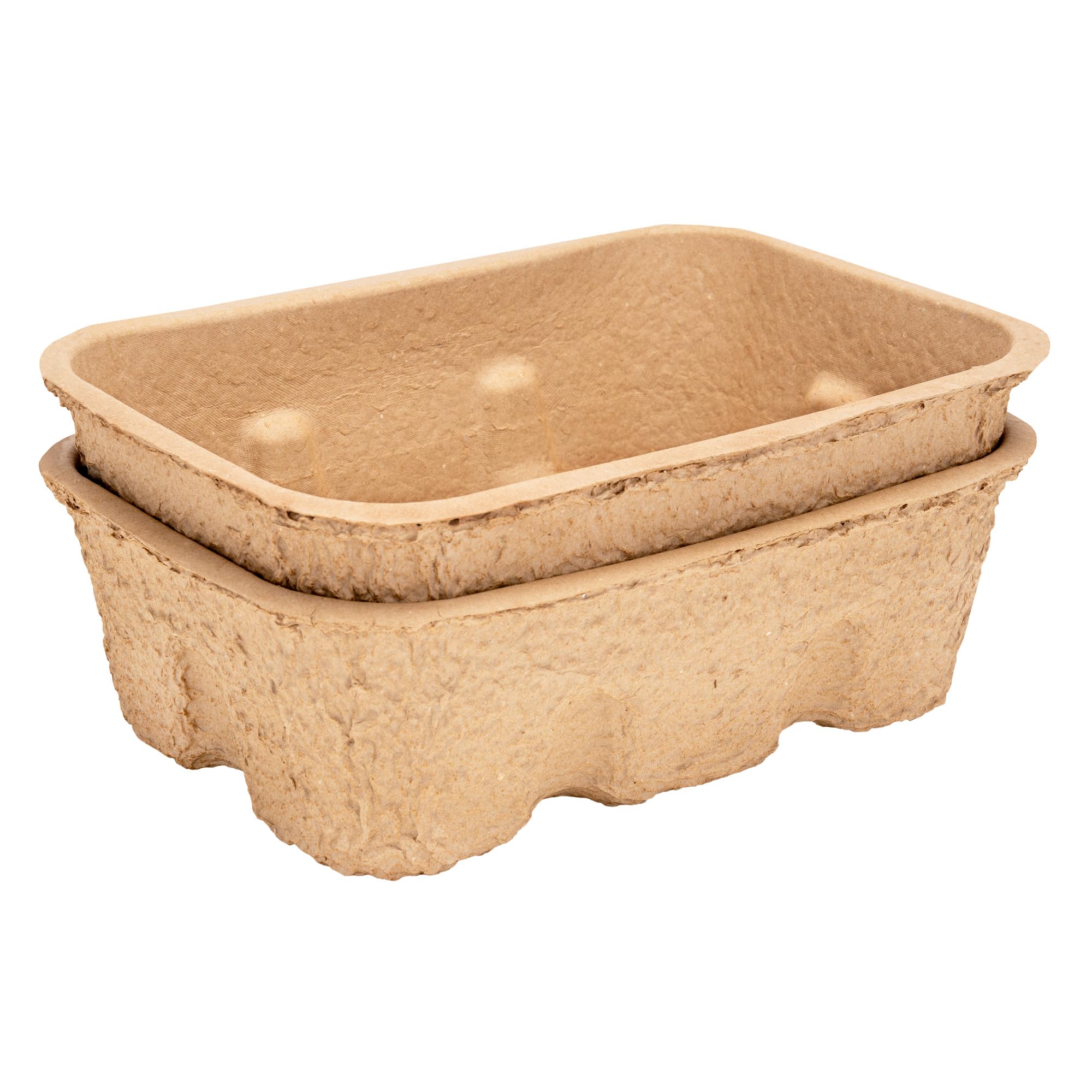 Kitty Sift 2-Pack Disposable Heavy Duty 6mm Thick Cat Litter Box - Sustainable, Clean, & Water Resistant - Jumbo, 2-Pack