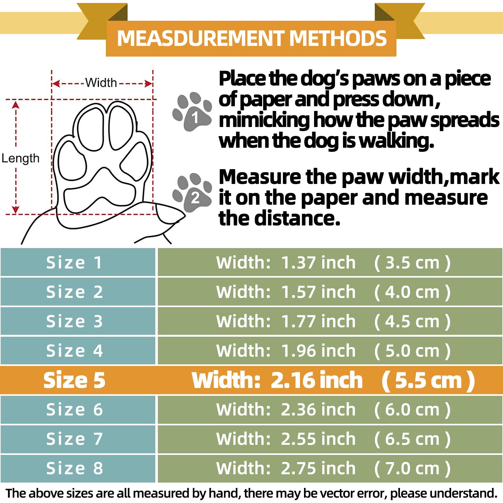 Hcpet Dog Boots for Large Dogs, Comfort Nylon Paw Protectors, Size 5, Brown, Ideal for Hot Pavement & Winter Snow, Model A1085-BR-5