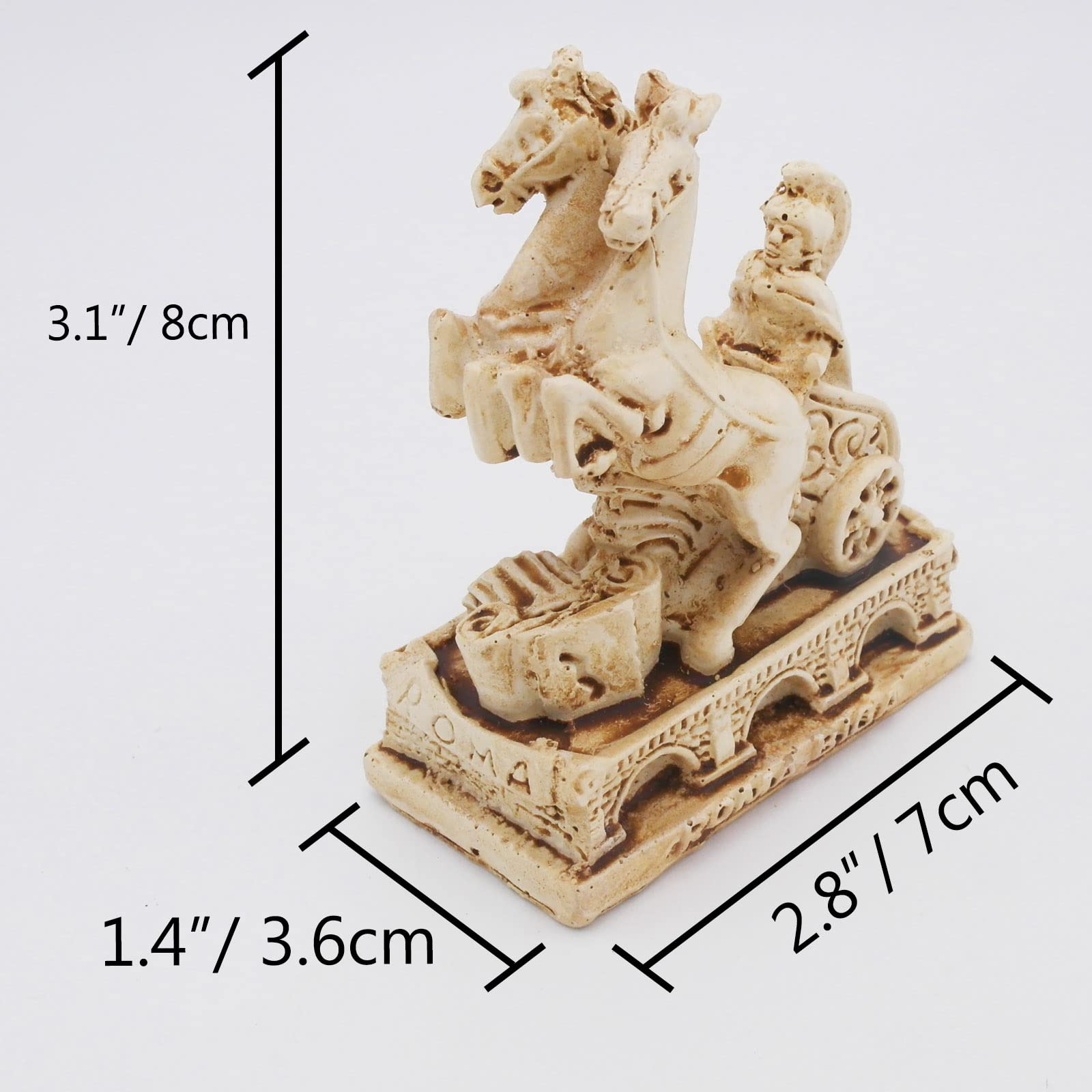 Kocris Casa Rome Soldier Fish Tank Decorations Ancient Arena Roman War Horse Reptile Turtle Lizard Spider Tanks Terrarium Buildi