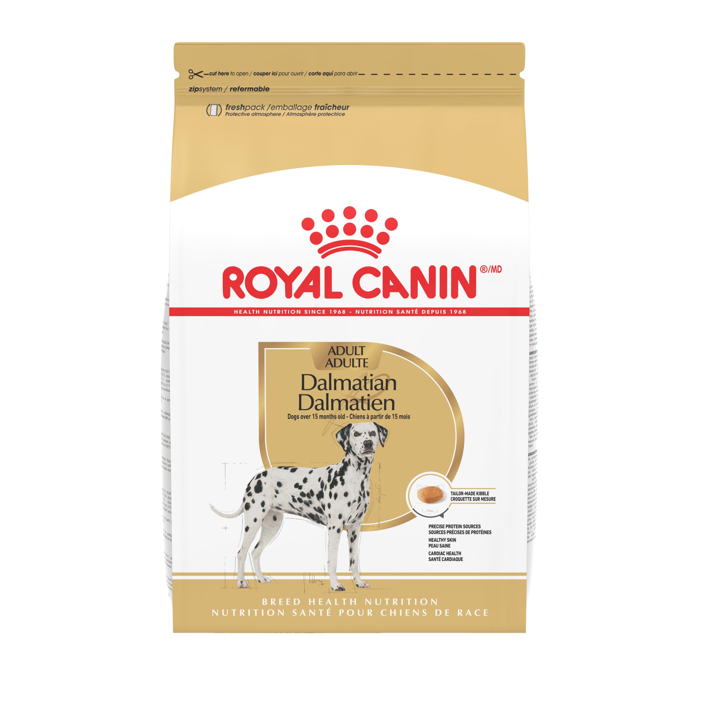 Royal Canin Breed Health Nutrition Dalmatian Adult Dry Dog Food, 30 lb Bag