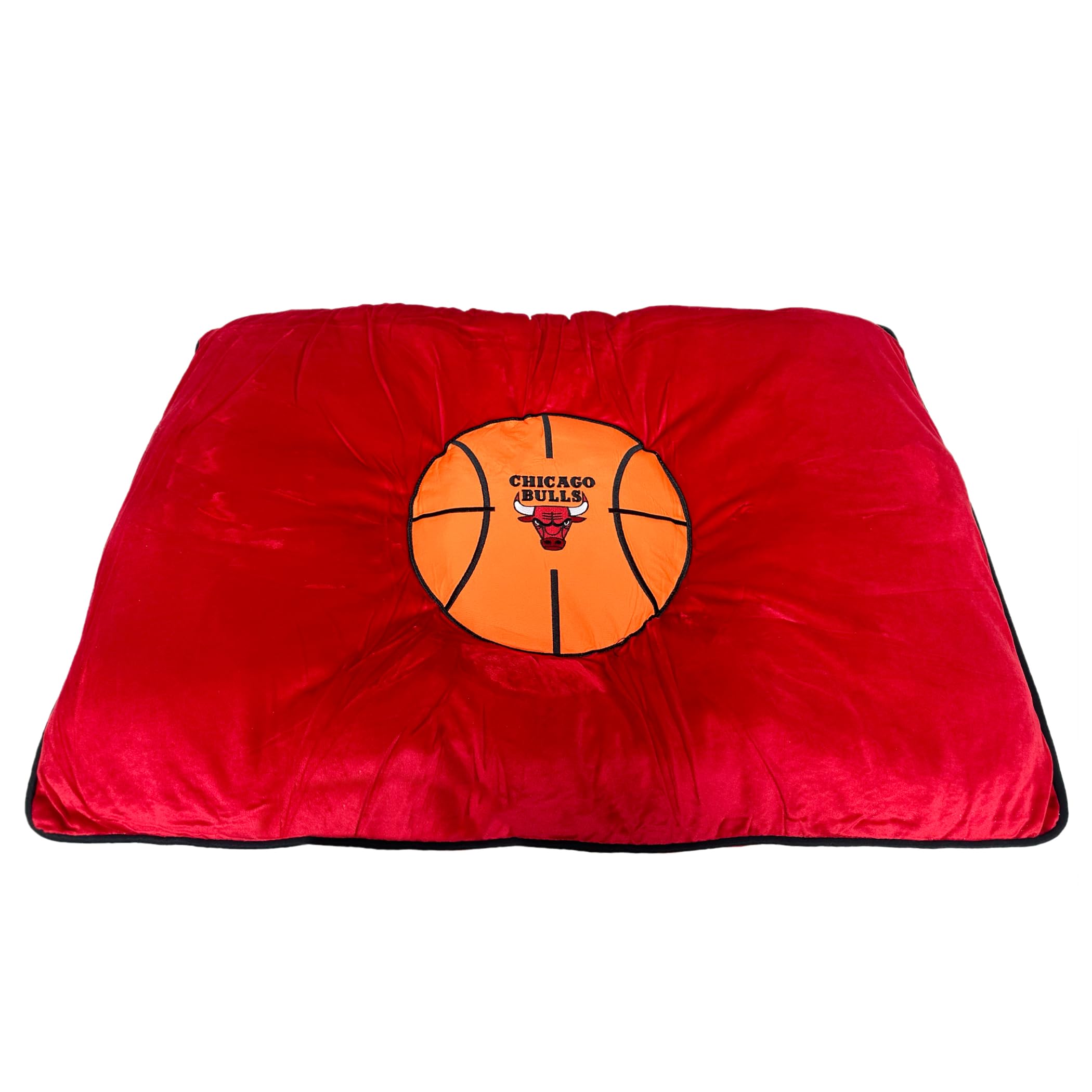 Nba Chicago Bulls Dog Mattress Pillow Bed Basketball Plush Soft Pet Bed