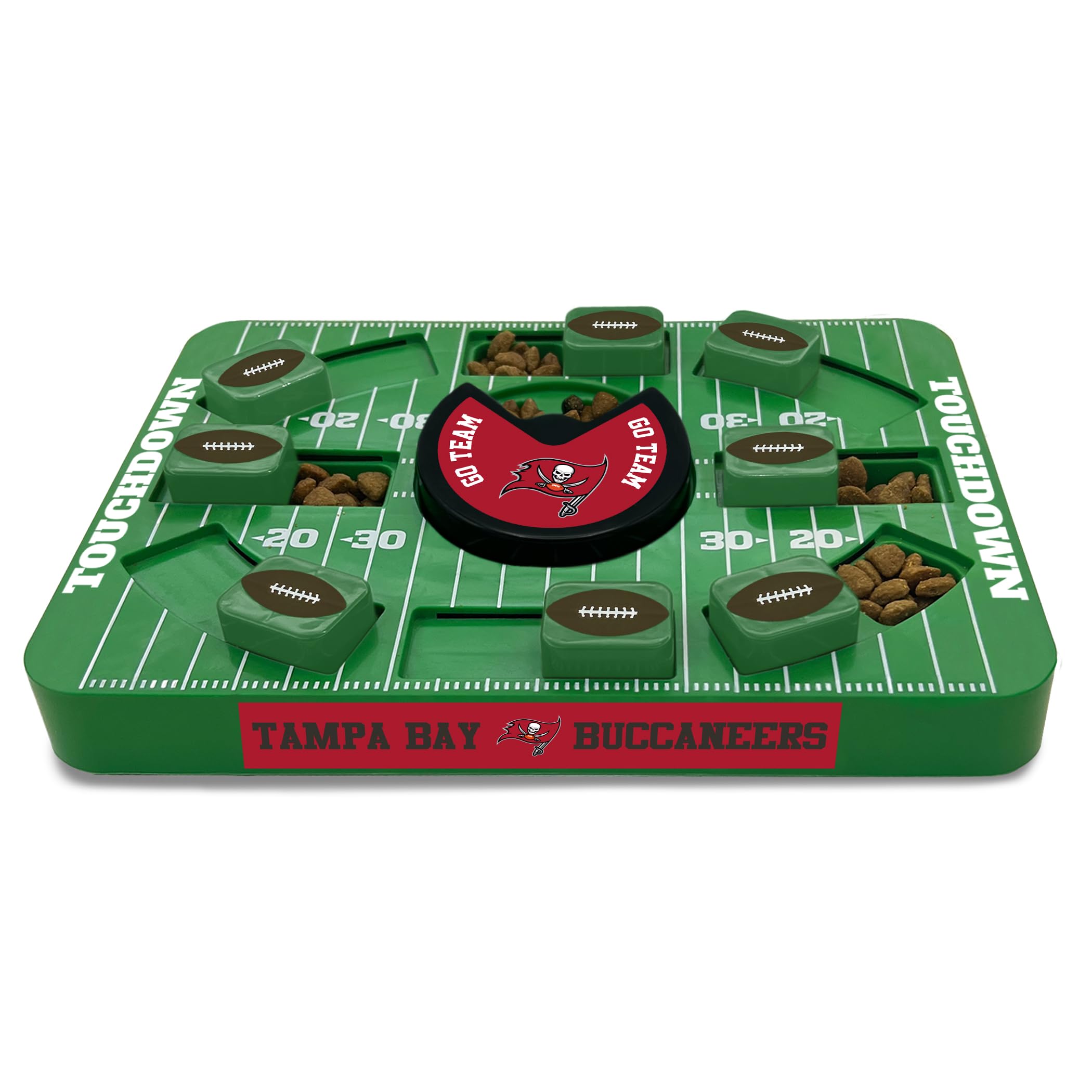 Pets First Nfl Tampa Bay Buccaneers Large Puzzle Toy, Dog Puzzle Treat Toy, New Large Size, Interactive Dog Treat Toy, Dog Slow 