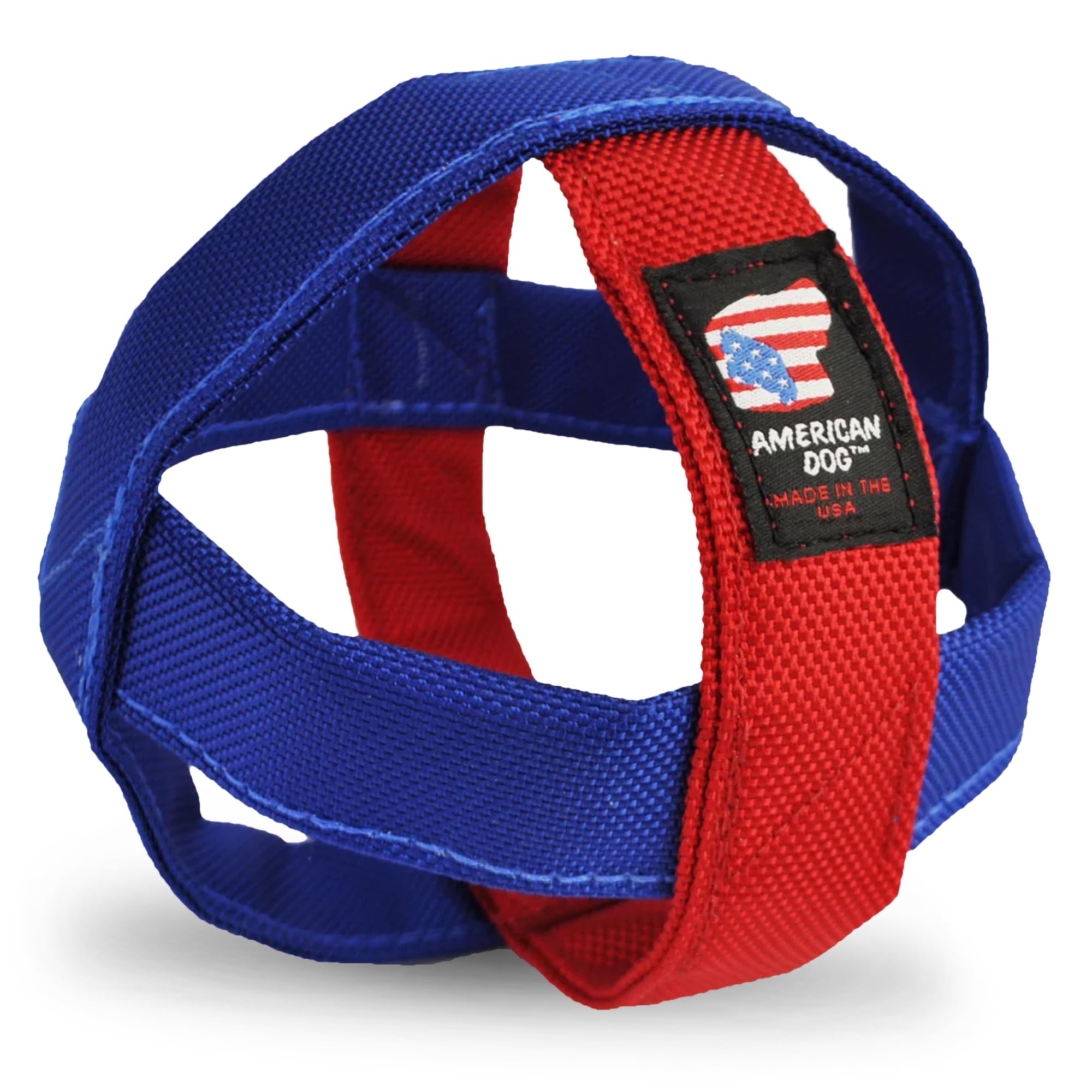 American Dog Catapult Cage - Durable Fetch & Tug Dog Toy Made In Usa From Pet-Safe, Machine-Washable 1680 Ballistic Nylon Materi