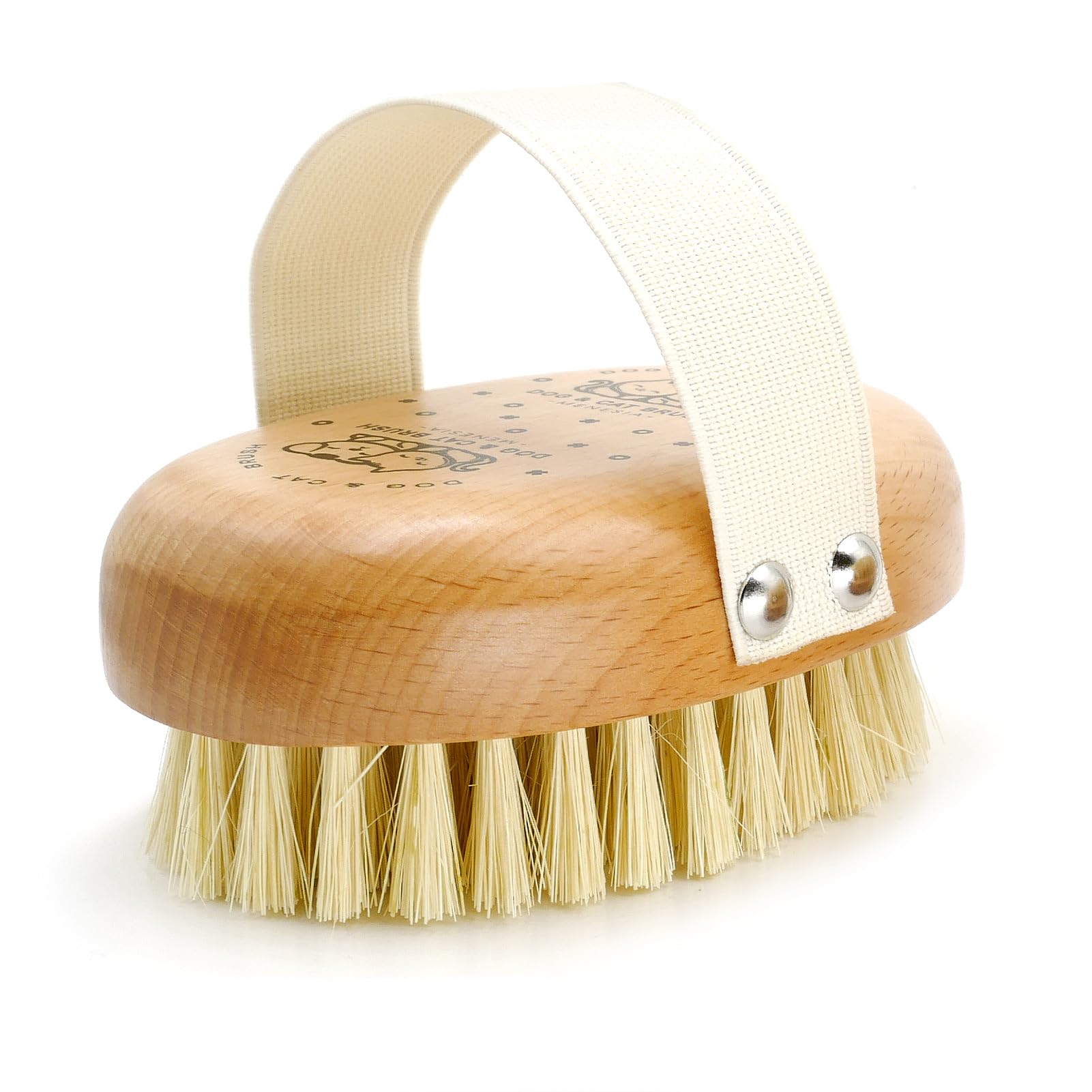 Menesia Soft Dog Brush, Pets Palm Brush For Dog And Cat Grooming - Bristle Brush For Dogs Short Haired - Soft Bristle Dog Brush