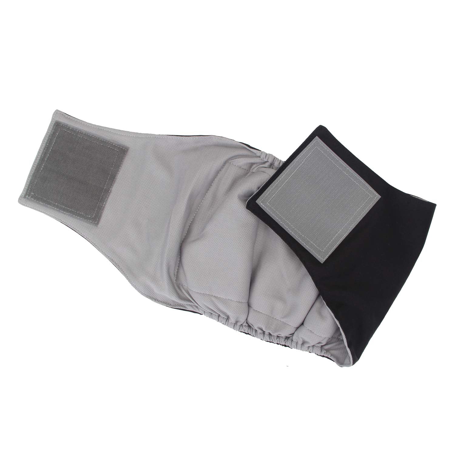 Teamoy 3 Pack Male Dog Diaper Wrap With Gray Lining, Washable Puppy Belly Bands, Super-Absorbent And Comfortable(Xl,25'-29' Waist)