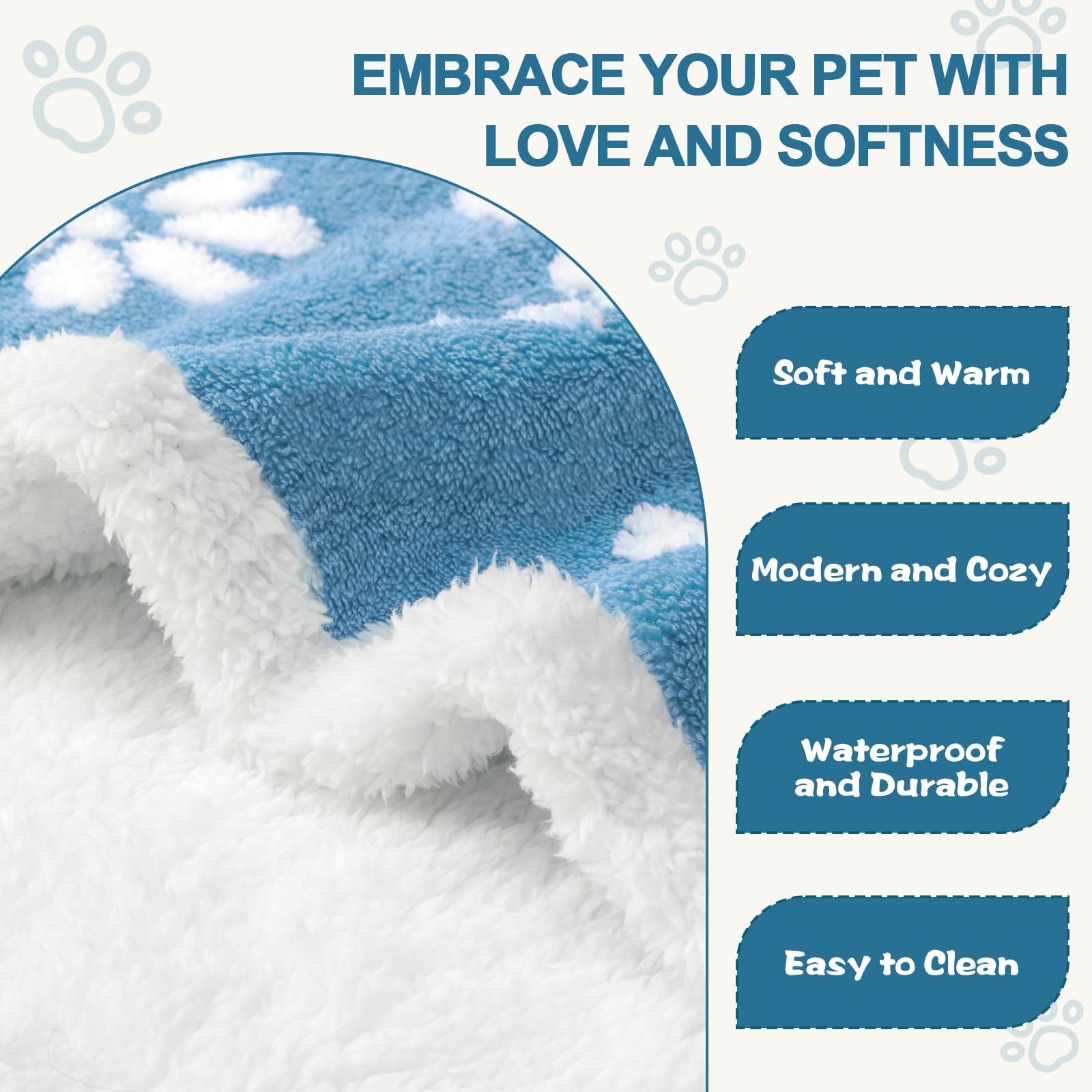 Yaning Waterproof Blanket For Dog Cat Or Adult, Cute 3D Textured Flower Dog Blanket For Bed Couch Sofa, Soft Liquid Pee Proof Pe