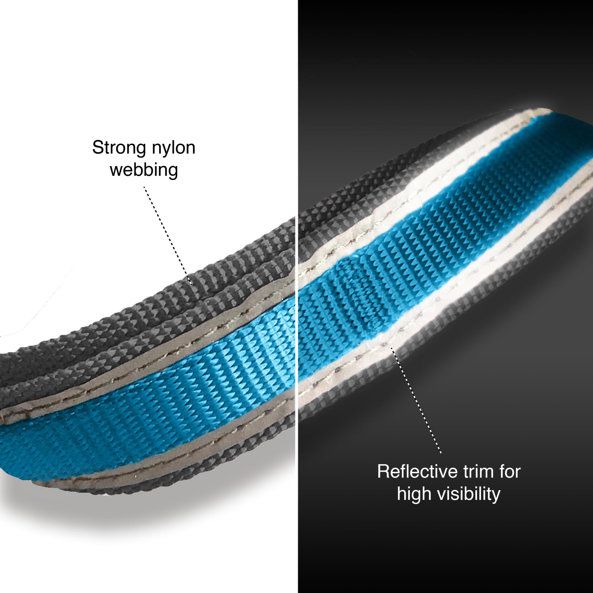 Kurgo 6 In 1 Quantum Leash, Hands Free Leash For Dogs, Running Belt Lead, Crossbody & Waist Belt Style, Reflective, Carabiner Cl