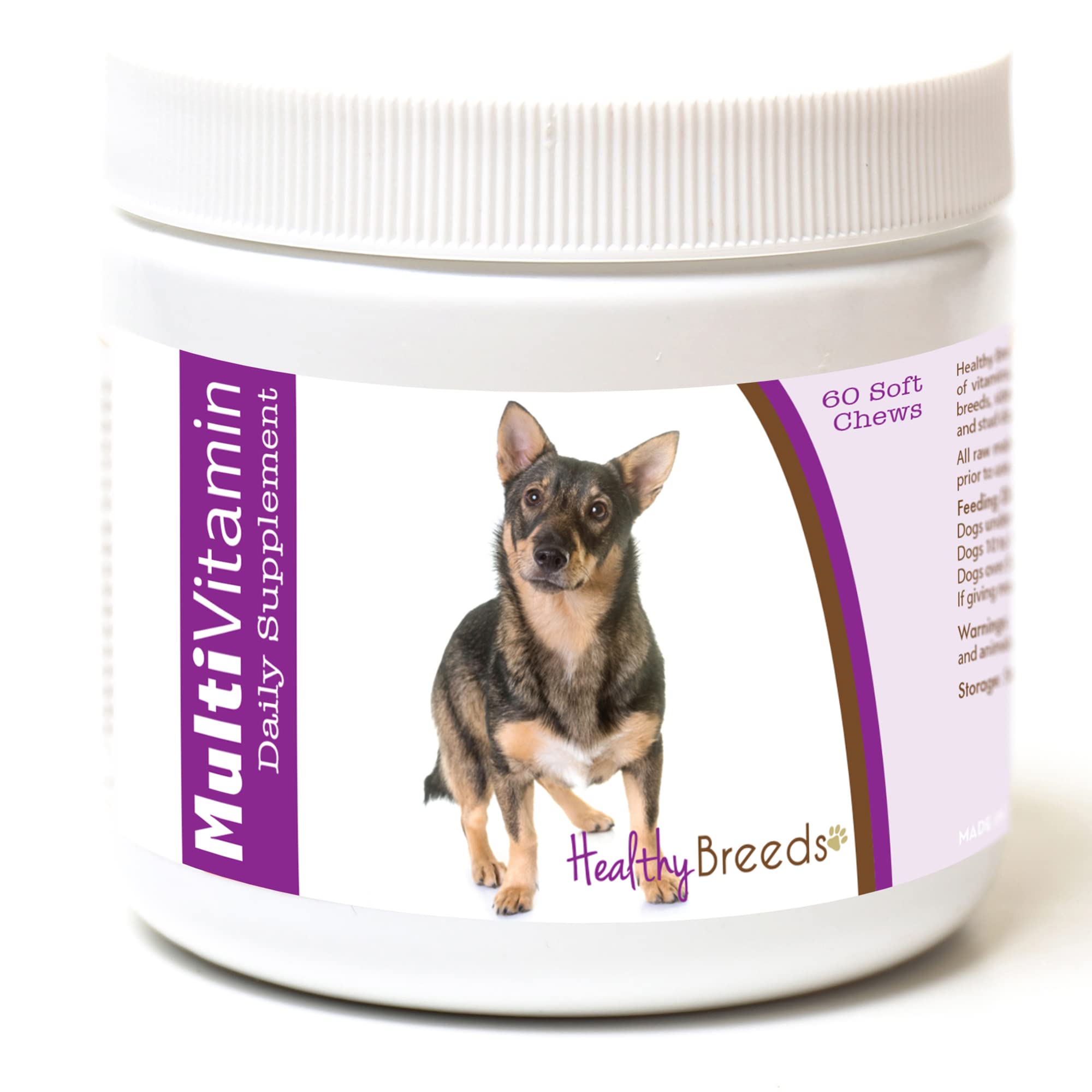 Healthy Breeds Swedish Vallhund Multi-Vitamin Soft Chews 60 Count