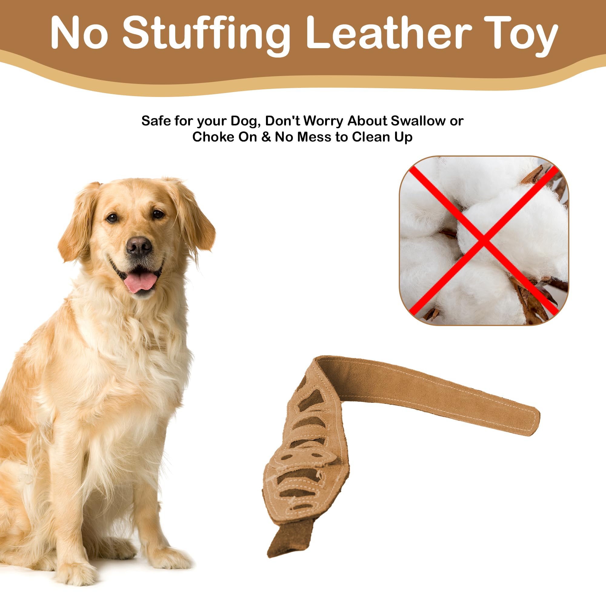 Spot 68054392: Toy Skinneeez Leather Snake 25In