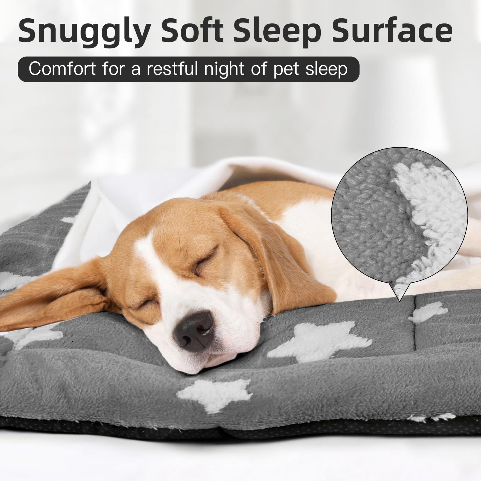 Mora Pets Dog Crate Pad Dog Bed Mat For Xlarge Dogs Washable Thin Pet Kennel Pad For 48 Inch Cage Ultra Soft Flat Puppy Mattress