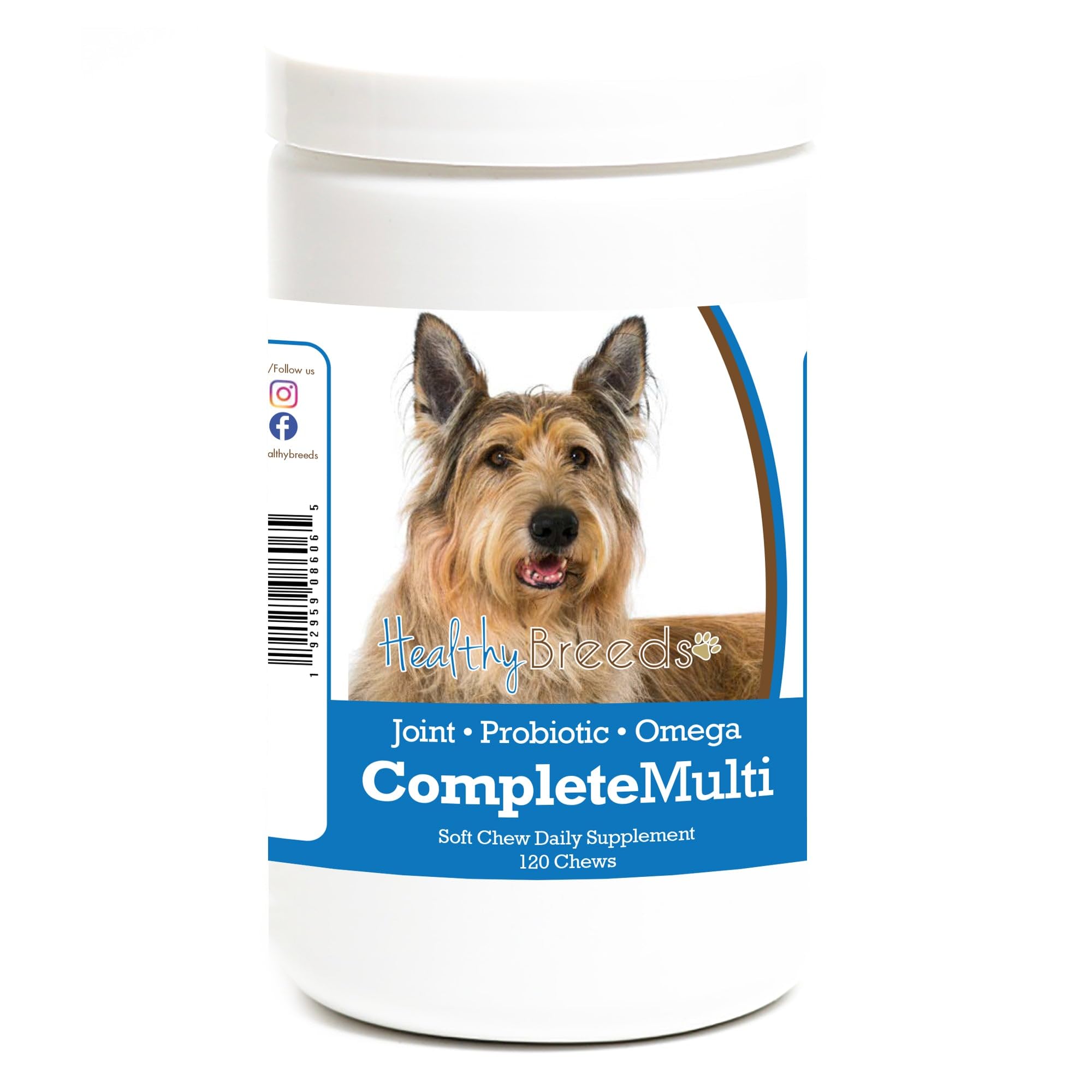 Healthy Breeds Berger Picard All in One Multivitamin Soft Chew 120 Count
