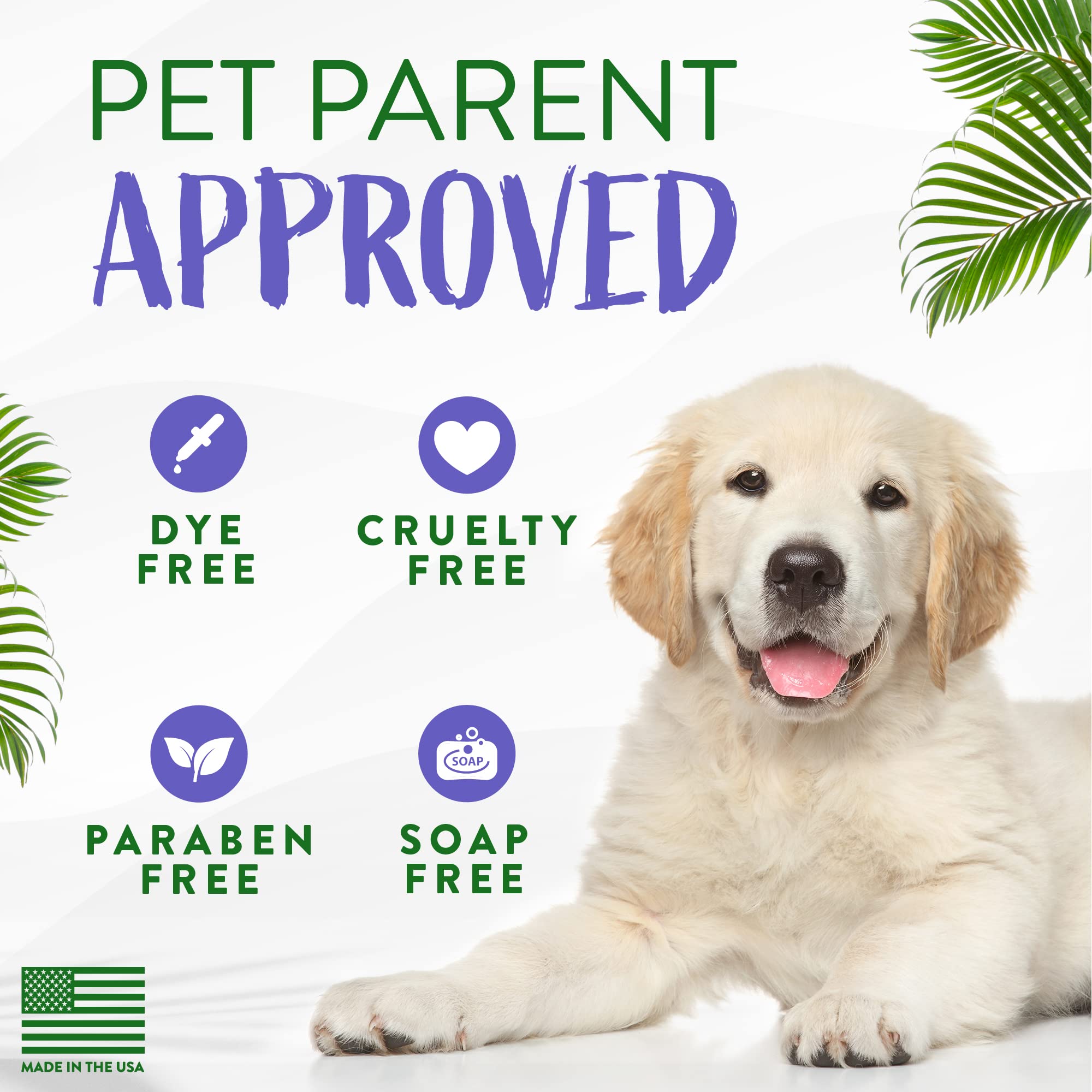 Tropiclean Whitening Dog Shampoo, Professional Dog Shampoo, Whitening & Brightening, For All Coat & Color Types, Puppy Safe, Made In Usa, 1 Gallon