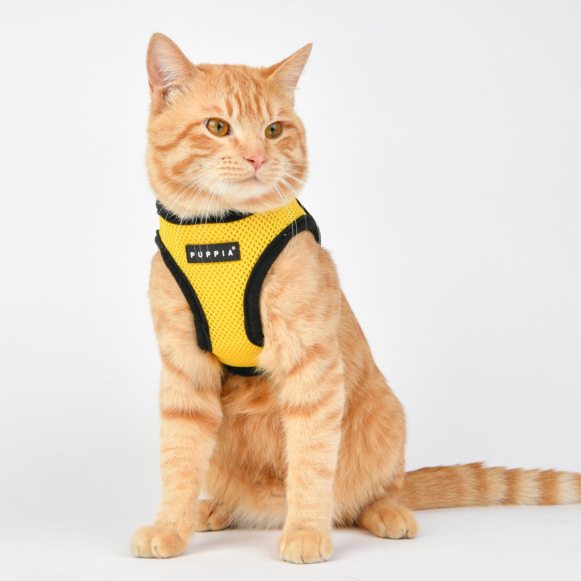 PUPPIA International Harness Soft B Vest, Small, Yellow