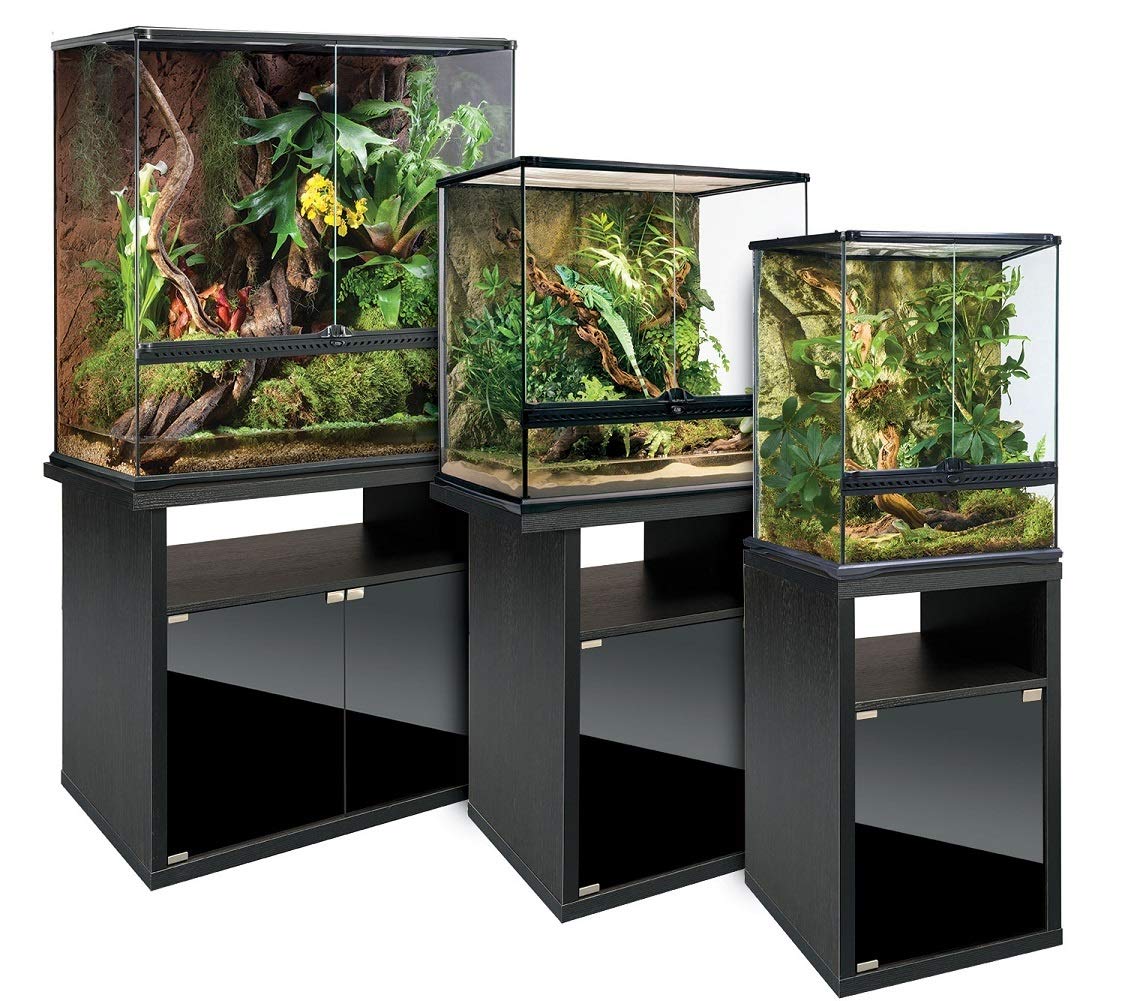 Exo Terra Terrarium Cabinet, Reptile And Amphibian Terrarium Stand, Medium, Pt2707 24 Inches