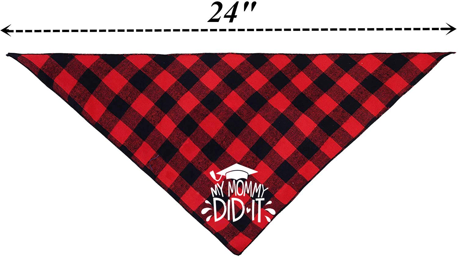 Dog Graduation Bandana For Small Medium Sized Dogs