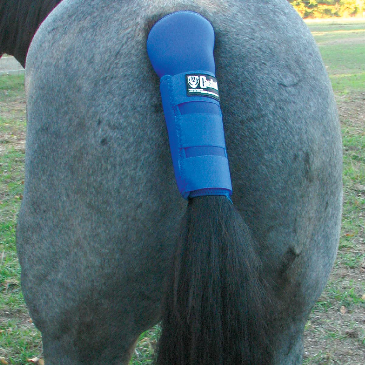Cashel Horse Tail Shield Guard, Equine Tail Wrap, Quality Neoprene, Color Blue