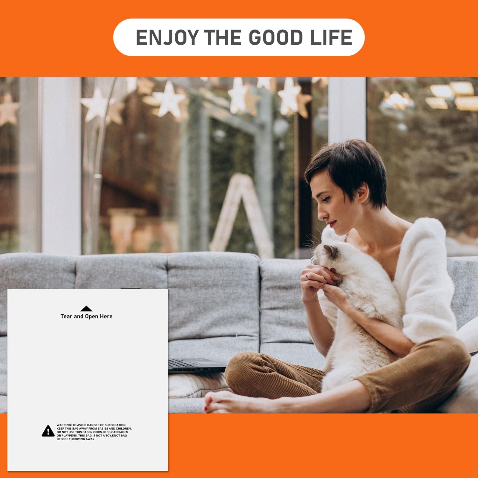 100 Pcs Waste Drawer Liners Compatible With All Litter Box Robot Models, 9-11 Gallons Replacement Liners, Custom Compatible With Litter Box Robot Waste Drawer