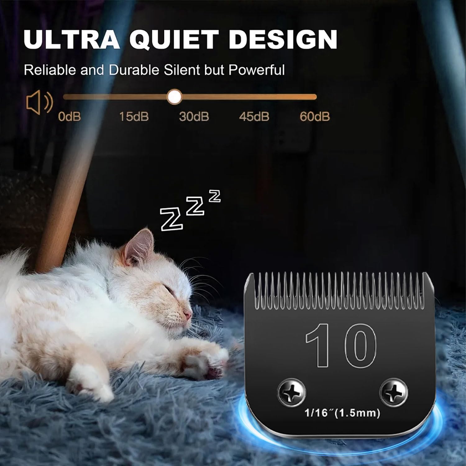 2Pcs 10 Blades Dog Grooming Blades Compatible With Andis Dog Clippers Blades,Dog Clipper Blades Compatible With Oster A5,Wahl Km