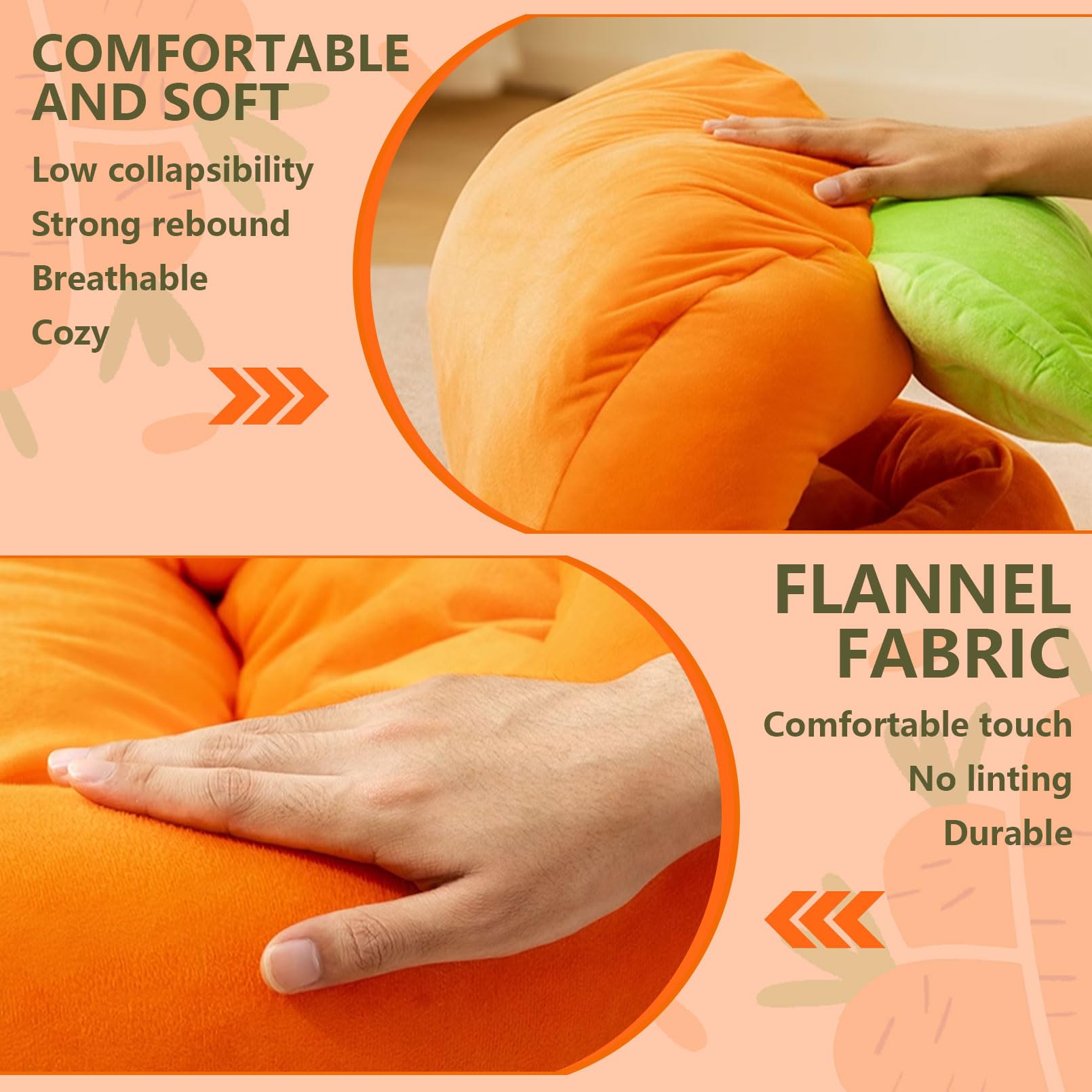 Acsist Bunny Bed,Thick&Soft Rabbit Bed With Removable Cushion,Machine Washable With Rattan Mat & Heart Decor,Cozy Warm Small Ani