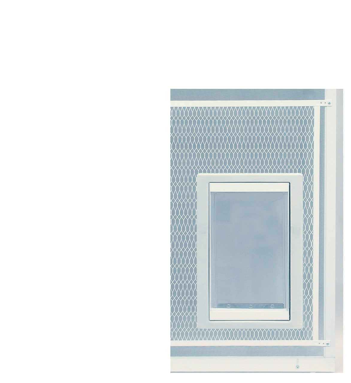 Ideal Pet Products Screen Guard Pet Door, Extra Large, 10.5' X 15' Flap Size, White