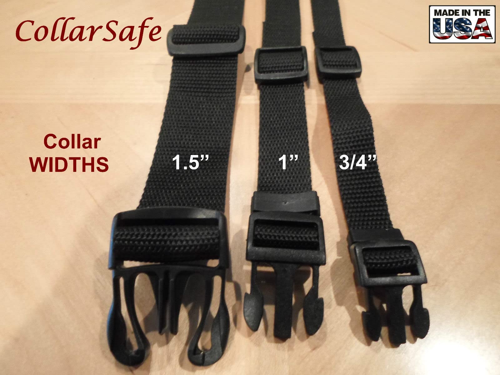 CollarSafe 1  Wide Designer Pattern Replacement Collar - FITS PetSafe & Most Other Brands 2-Hole Receiver Modules Requiring 2-Ho