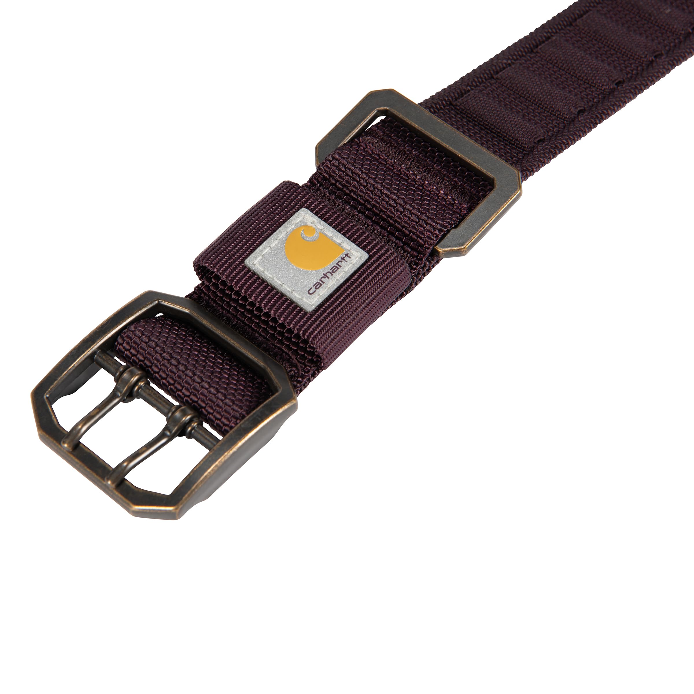 Carhartt Dog Collar, Fully Adjustable Wide Webbing, Heavy Duty Nylon, Large, Deep Wine, Model P000046064304