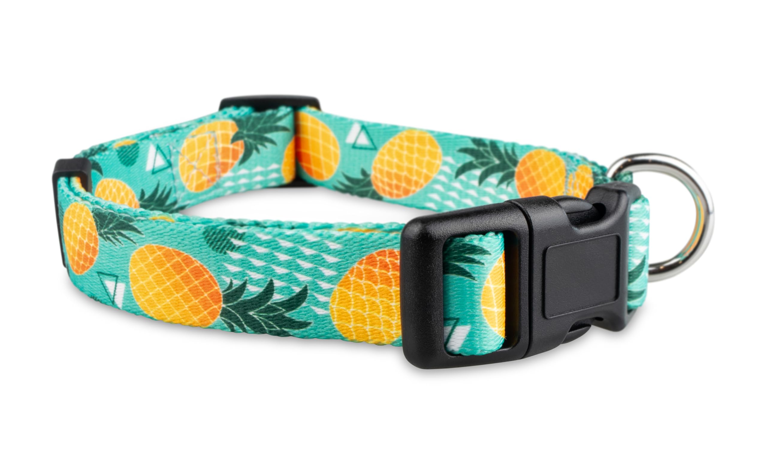 Limeloot Pineapple Dog Collar, Cute Adjustable Dog Collar for Boy and Girl Dogs, Small