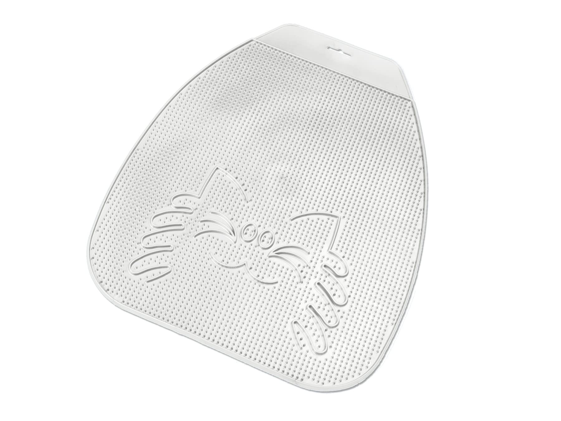 Van Ness Pets Trackless Cat Litter Mat Traps Litter From Box, Waterproof, White