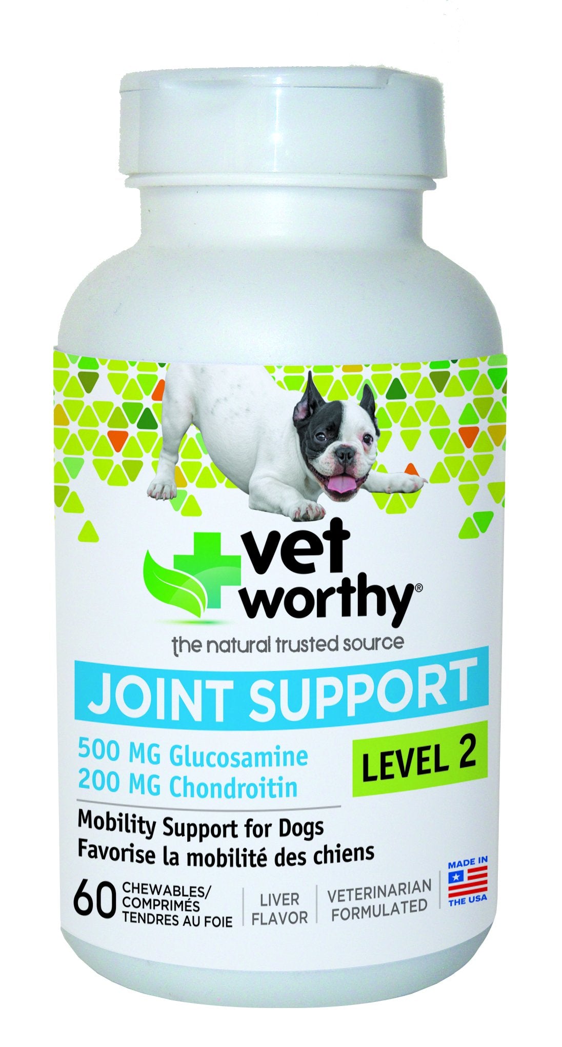 Vet Worthy Joint Support Level 2 Chewables for Dogs (60 Count)