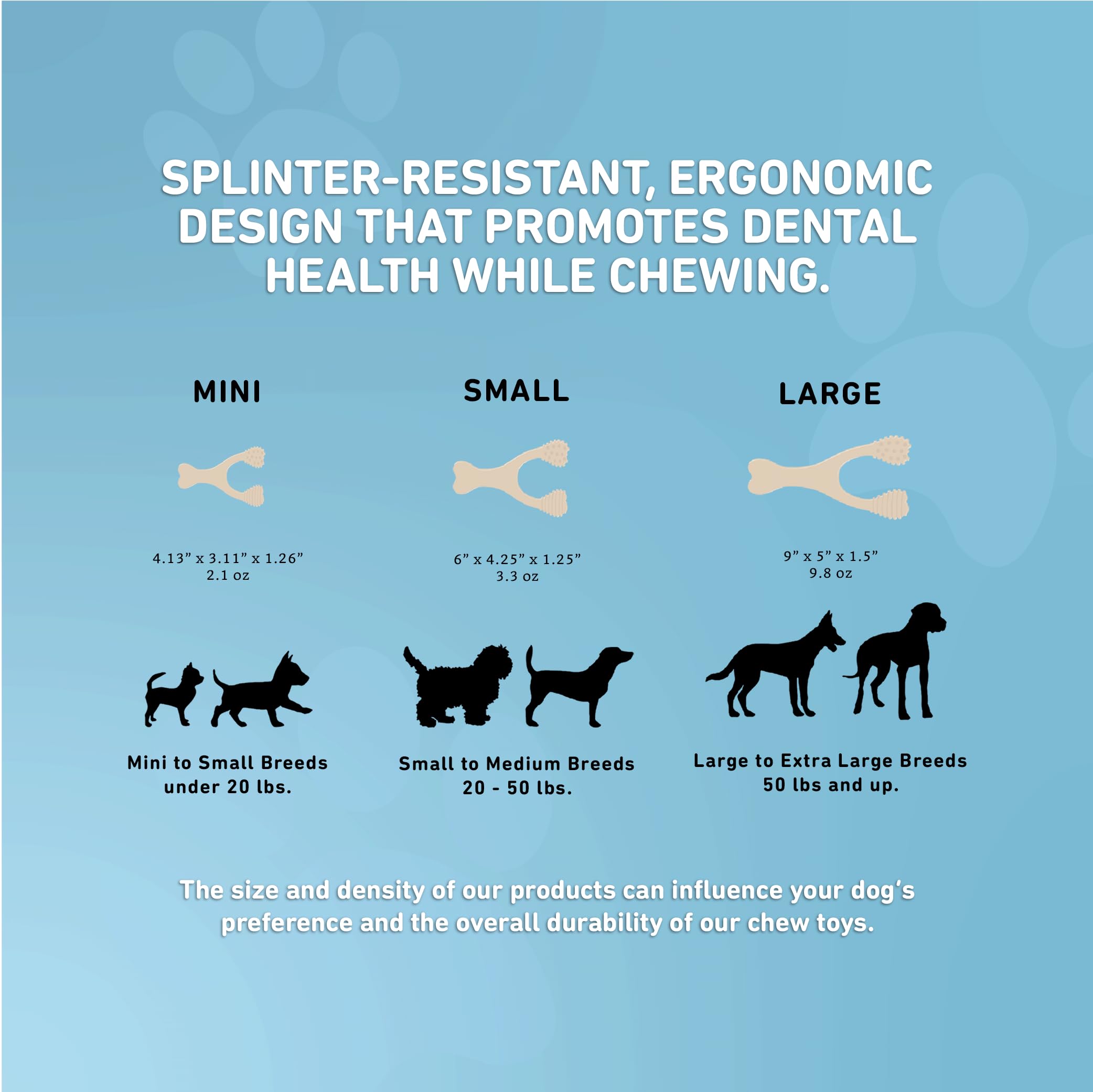 BetterBone - All-Natural, Nylon-Free Dog Chew Toys - Soft Density - Ideal for Light to Moderate Chewers - Non-Toxic, Promotes De