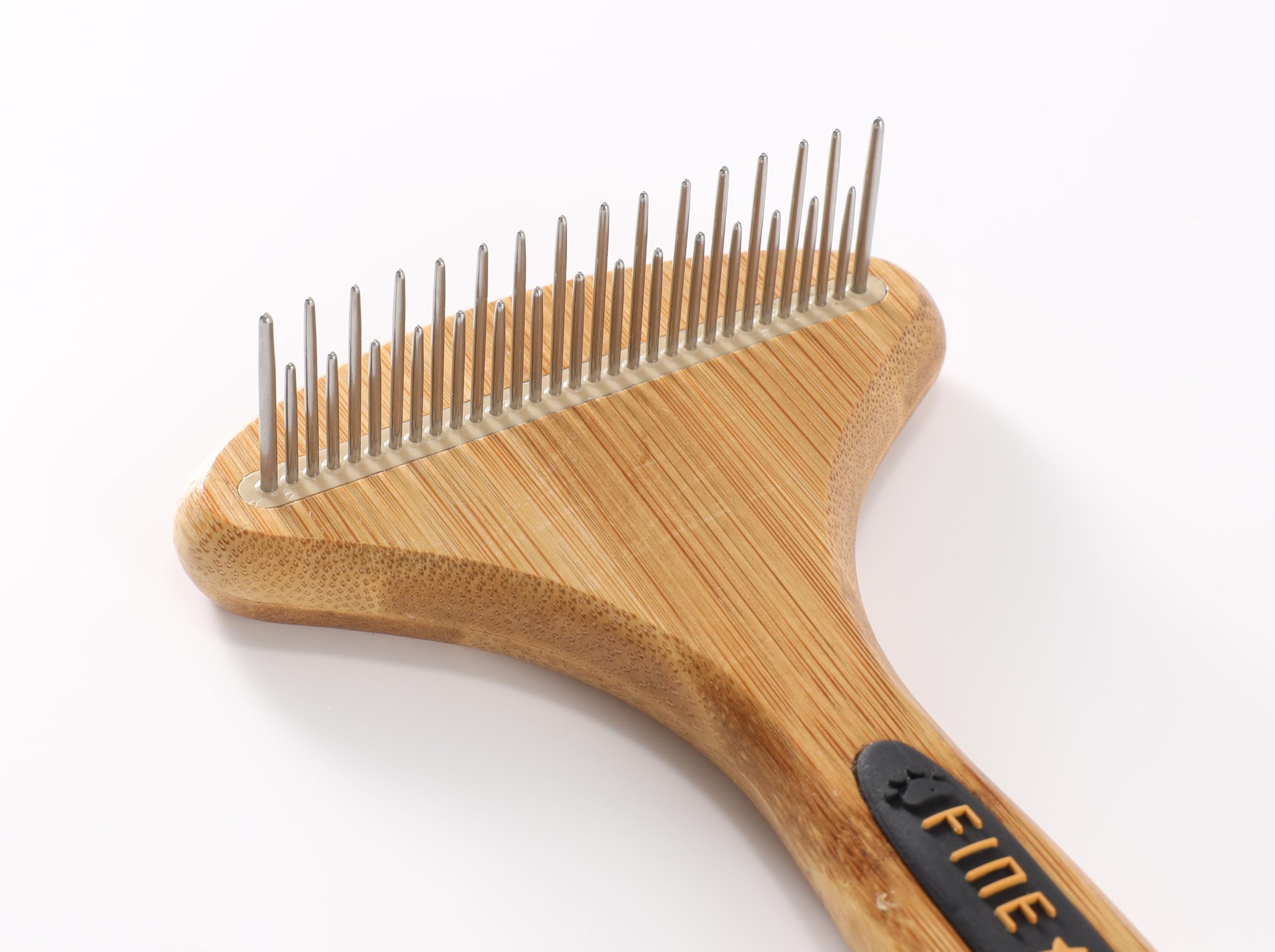 Vimfashi Dog Rake For Undercoat & Stainless Steel Shedding Comb For Long Hair Dogs And Cats 2 Pack Pet Grooming Kit Of Desheddin