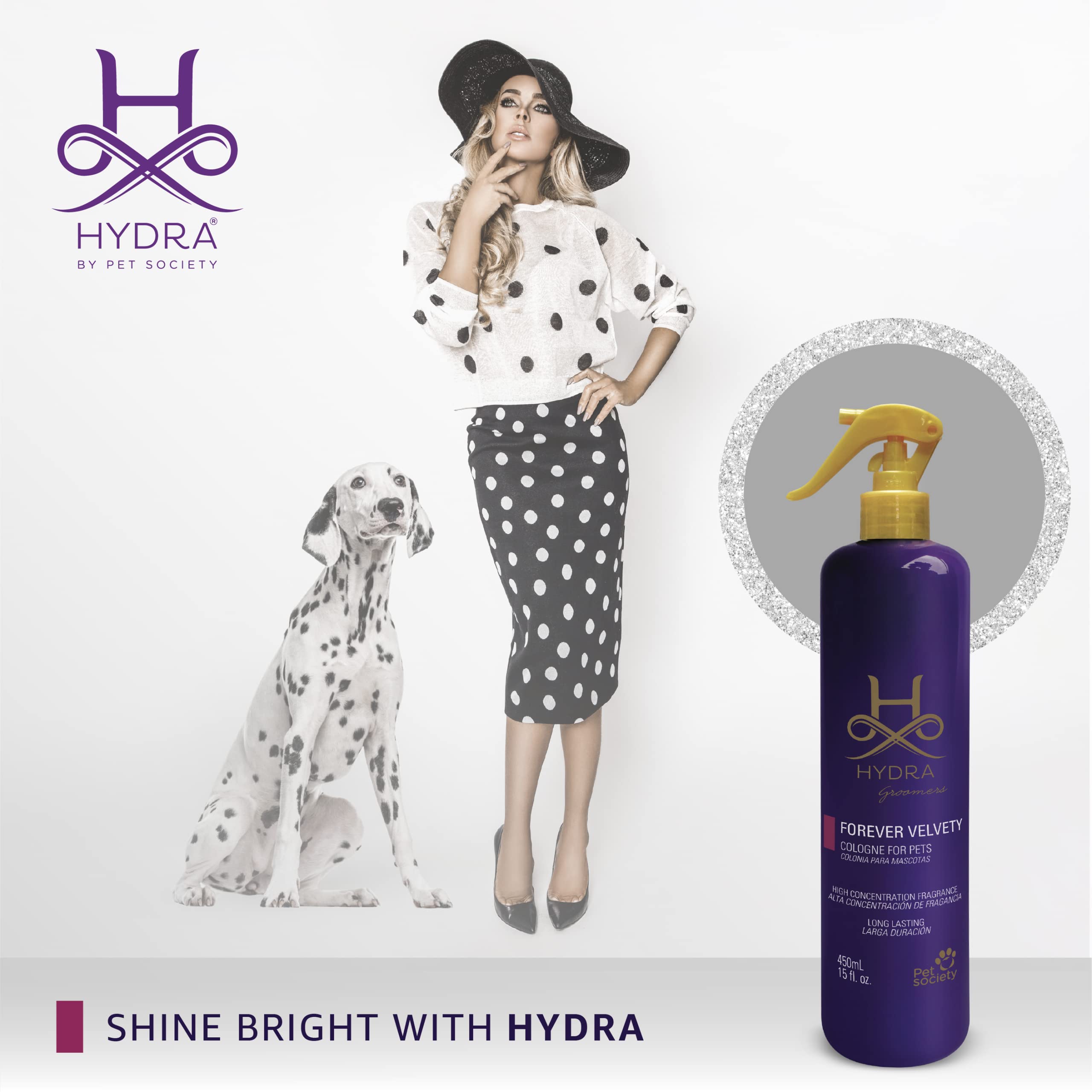 Hydra Groomers Forever Velvety Cologne, Cat and Dog Cologne Spray, 15 Fl. Oz.
